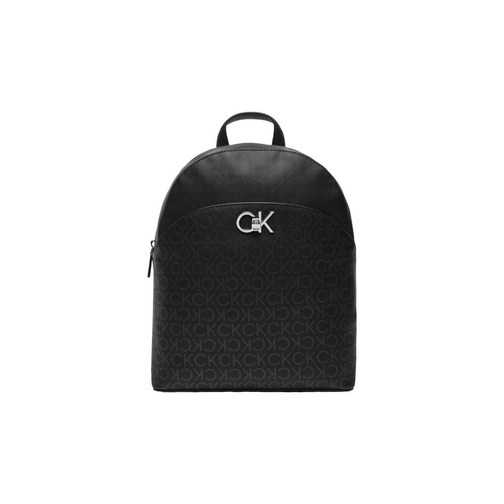 Calvin Klein Black Polyethylene Women's Backpack Size ONE SIZE - 1 Thumbnail