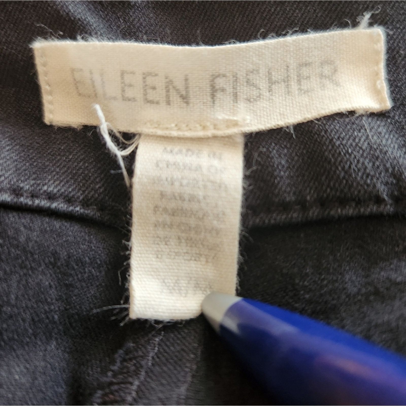 Eileen Fisher Eileen Fisher Organic Cotton Cuffed Trouser Pants Medium Size 30" / US 8 / IT 44 - 6 Thumbnail