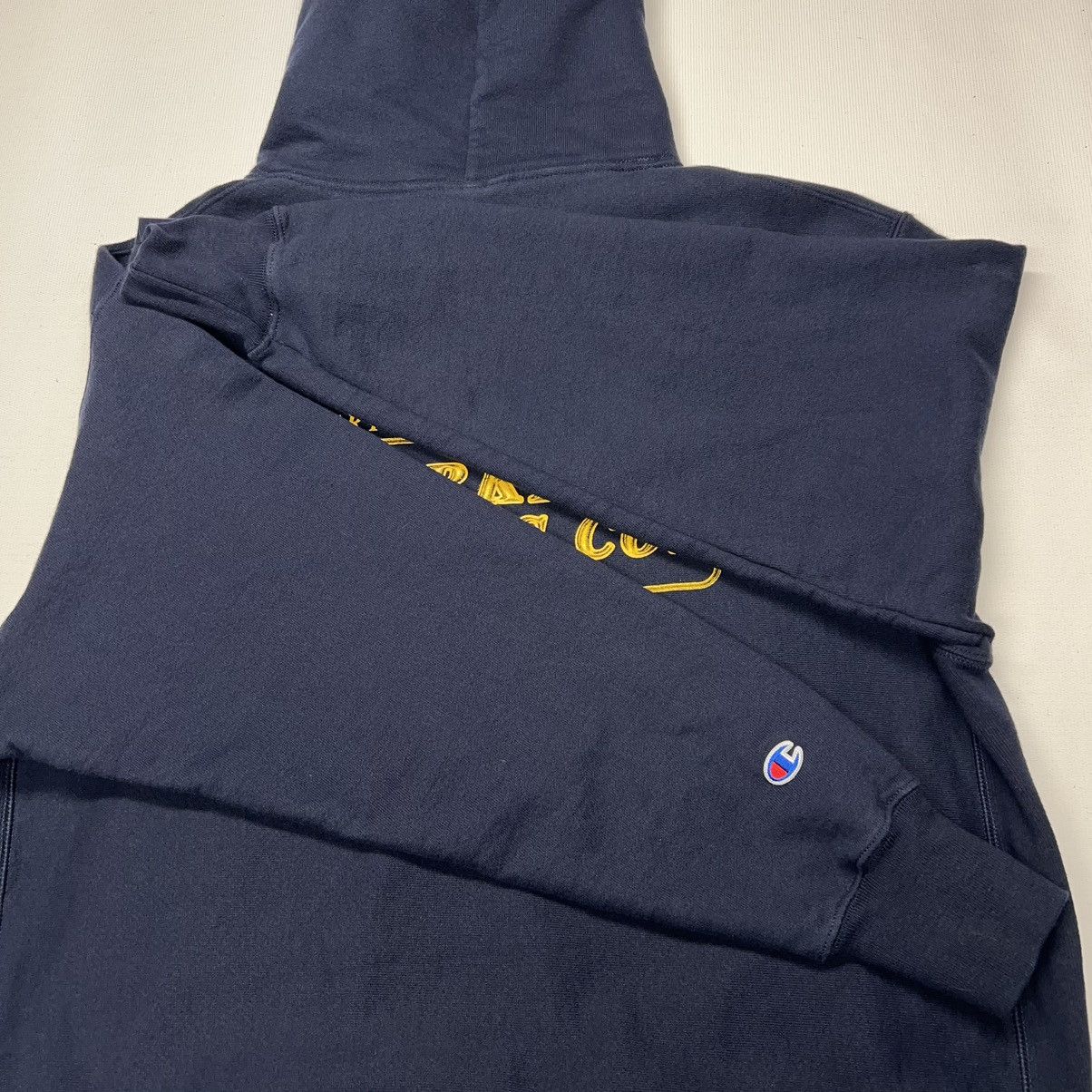 Champion Champion Reverse Weave Hoodie Blue Sweatshirt Glass Logo Y2K Size US XL / EU 56 / 4 - 16 Thumbnail