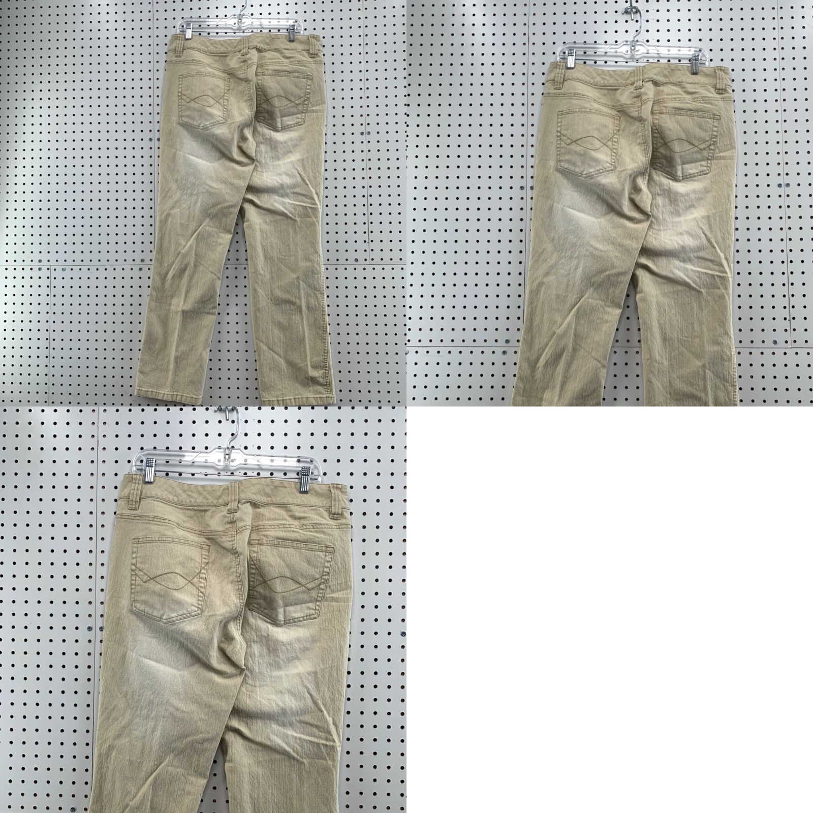 Vintage Venezia Womens Beige Jeans Size 18 Average High Rise Pants 35 X 30" Inseam - Venezia - Jeans - Women - Beige - High Rise - 30 - 18 - 35 X 30" - Womens Size 30" / US 8 / IT 44 - 10 Thumbnail