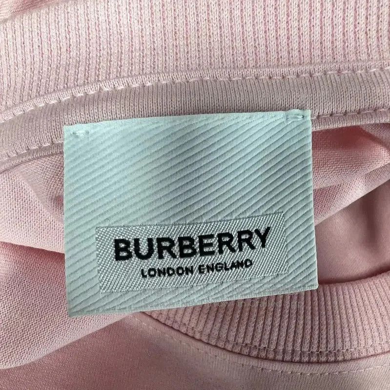 Burberry Burberry Pink Cotton T-Shirt for Women. Size M / US 6-8 / IT 42-44 - 3 Thumbnail