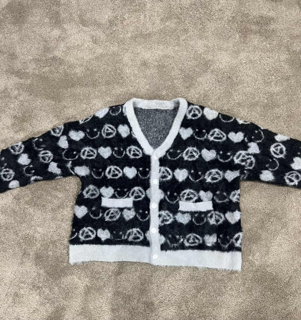 Absent Mohair Cardigan - Size Large