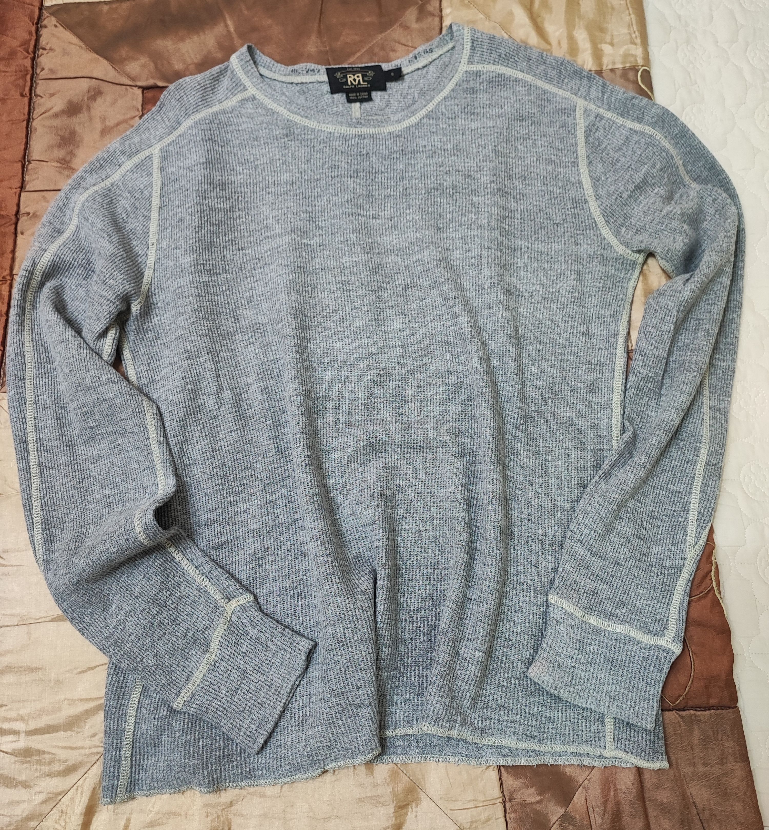 RRL Ralph Lauren RRL Ralph Lauren Plain long sleeve T-shirt Size US S / EU 44-46 / 1 - 1 Thumbnail