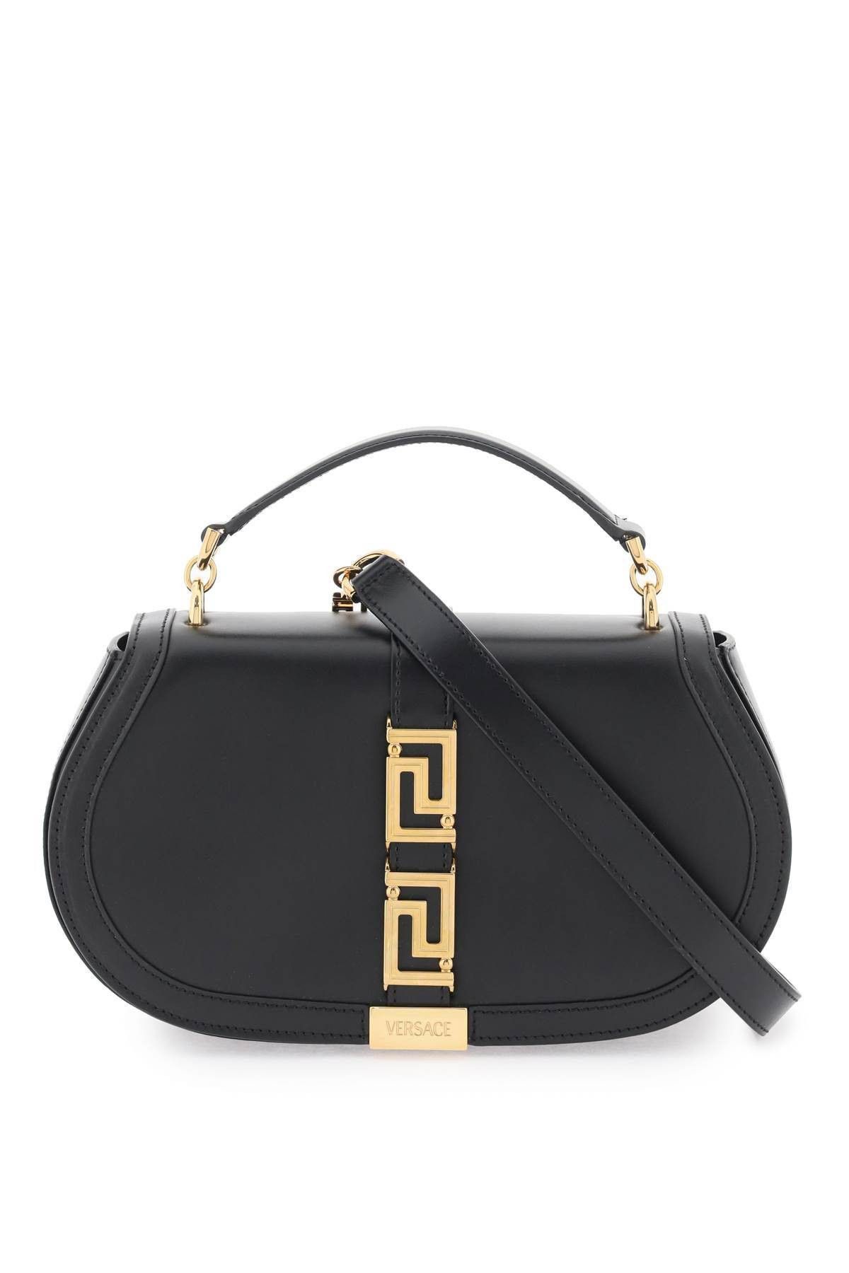 image of Versace Greca Goddess' Shoulder Bag in Nero, Women's