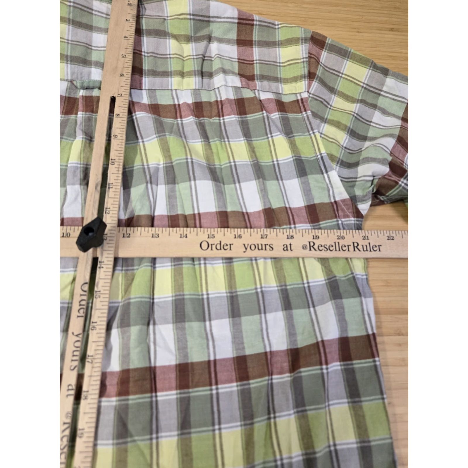 Pendleton Pendleton Shirt Mens Medium Green Plaid Short Sleeve Button Up Casual Wave Size US M / EU 48-50 / 2 - 7 Thumbnail