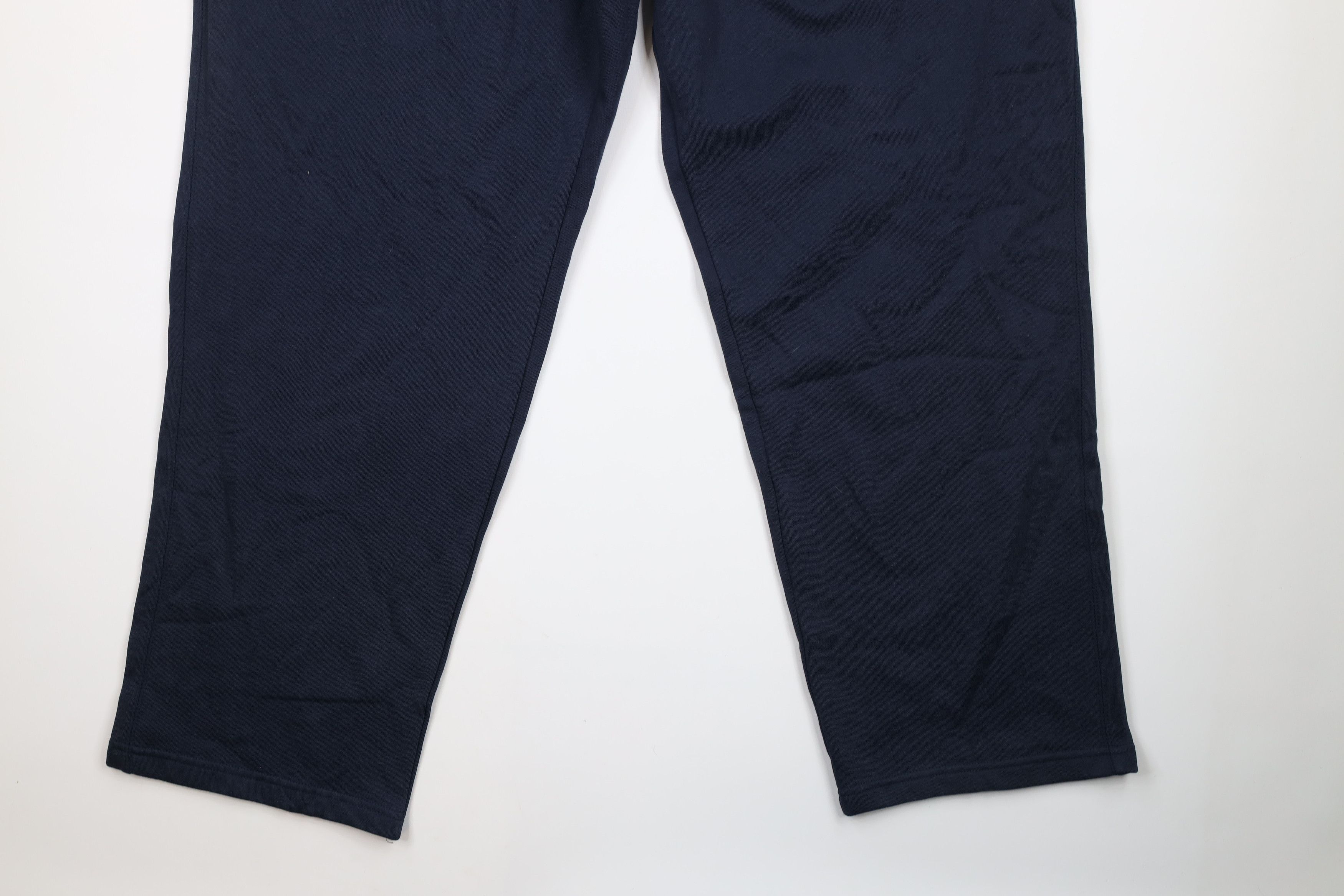 Nike × Vintage Vintage Nike Scott Mini Swoosh Wide Leg Sweatpants Blue Size US 40 / EU 56 - 4 Thumbnail