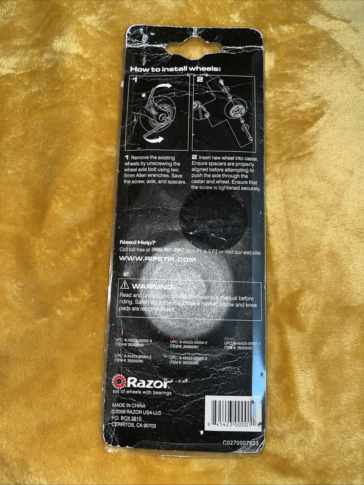 Other Razor RipStik Caster Board Replacement Wheel Set Gray 76mm Size ONE SIZE - 4 Thumbnail