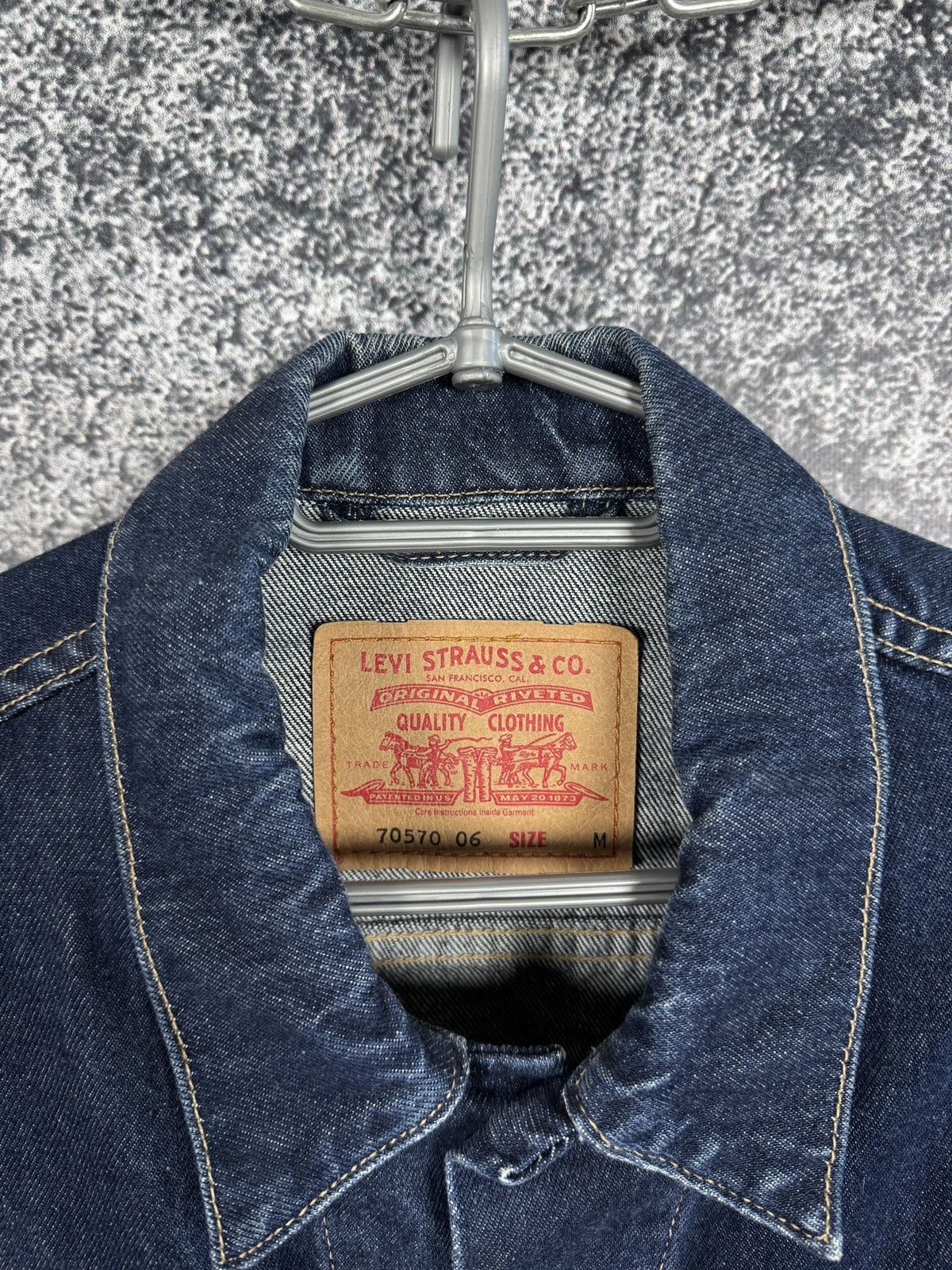 Levi's Men’s Levi’s Vintage Denim Jacket Jean Trucker 90s Size M Size US M / EU 48-50 / 2 - 7 Thumbnail