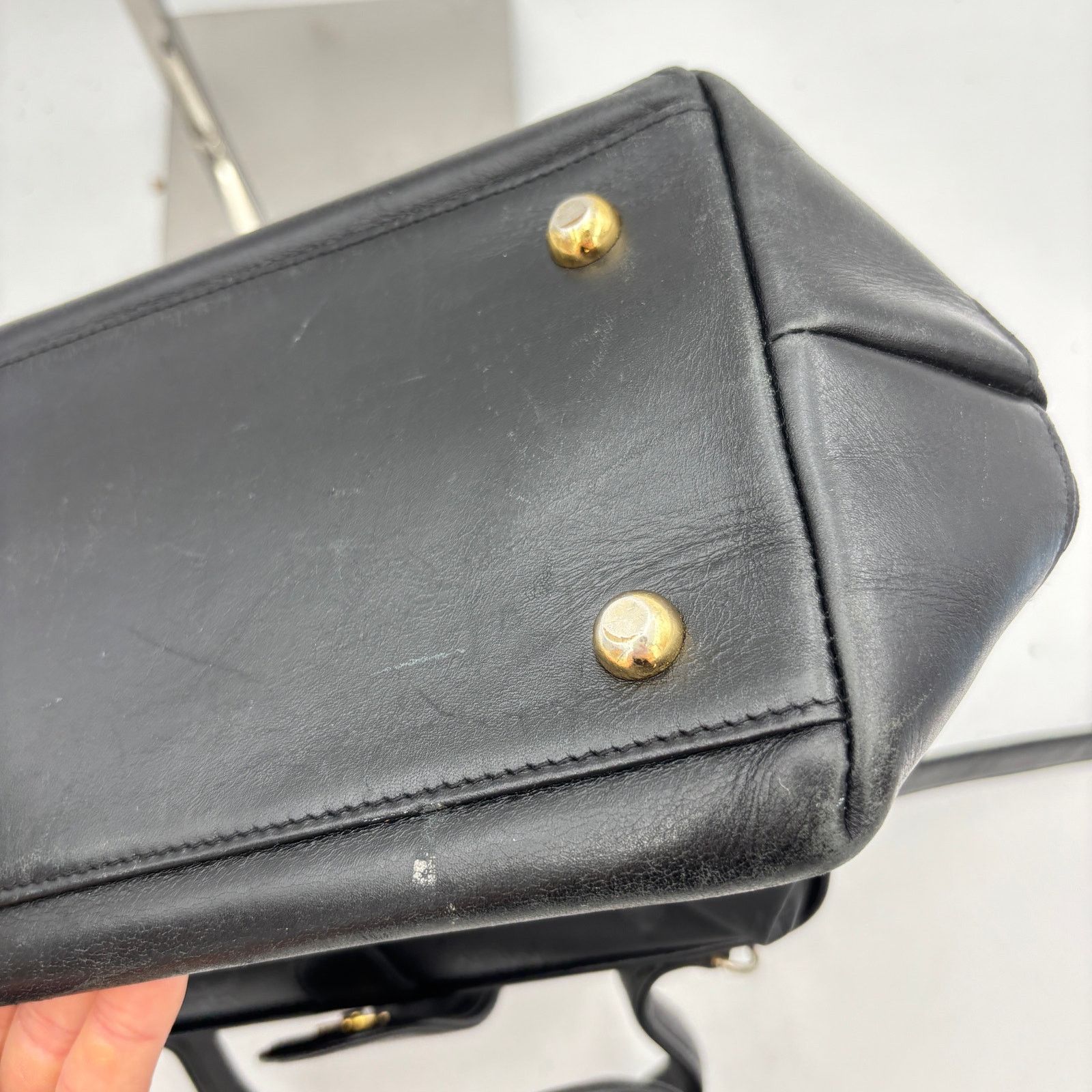 MCM × Vintage VTG 80s MCM Visetos Monogram Top Handle Shoulder Doctor Bag Size ONE SIZE - 16 Thumbnail