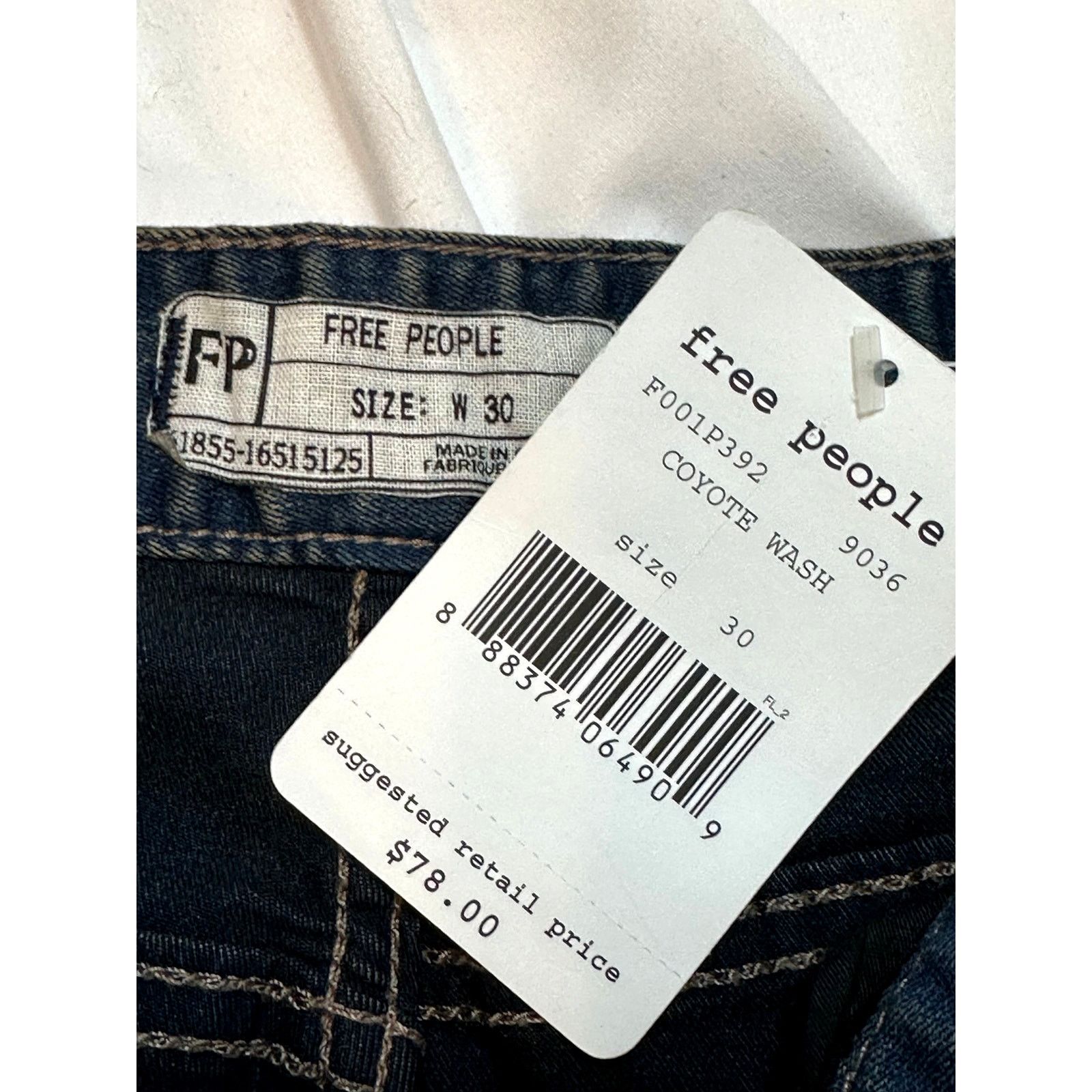 Free People Free People Pull On Side Zipper Coyote Wash Jeans 30 Size 30" / US 8 / IT 44 - 12 Thumbnail