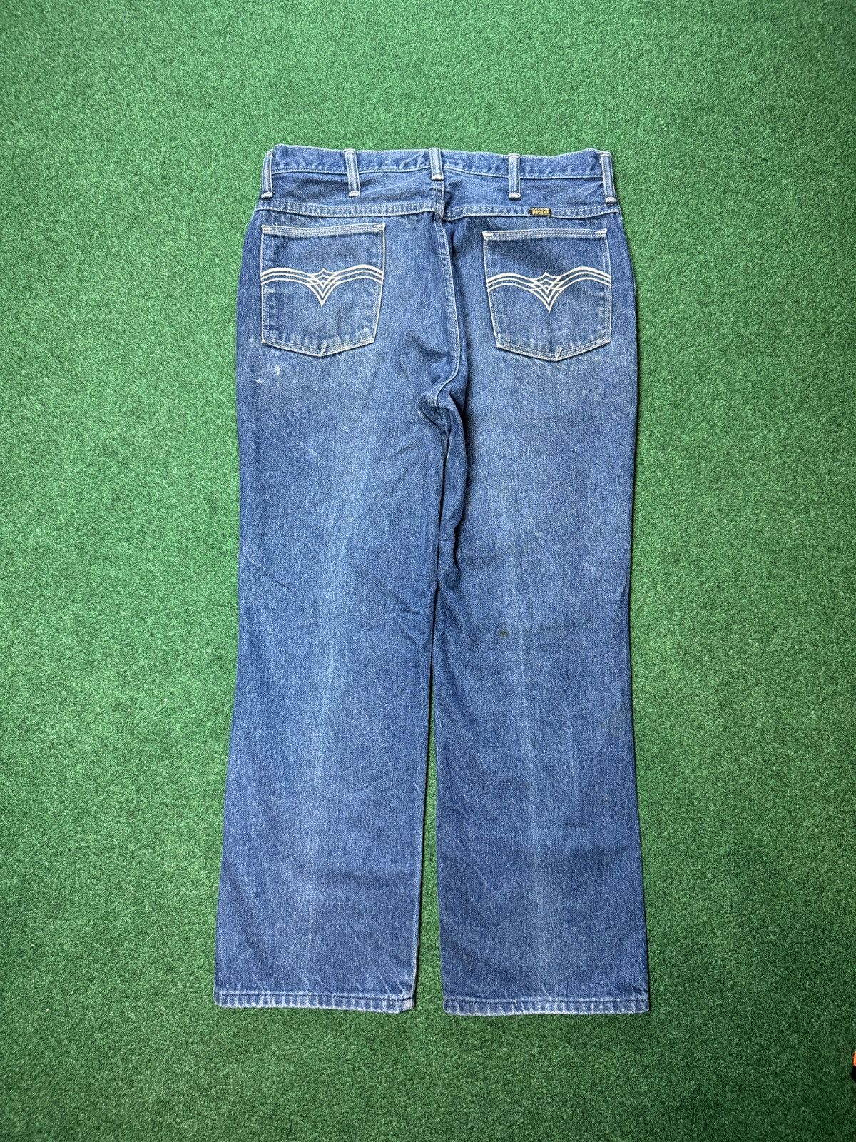 Vintage × Wrangler Vintage 80s Maverick Denim Regular Fit Wrangler Jeans Size US 34 / EU 50 - 1 Thumbnail