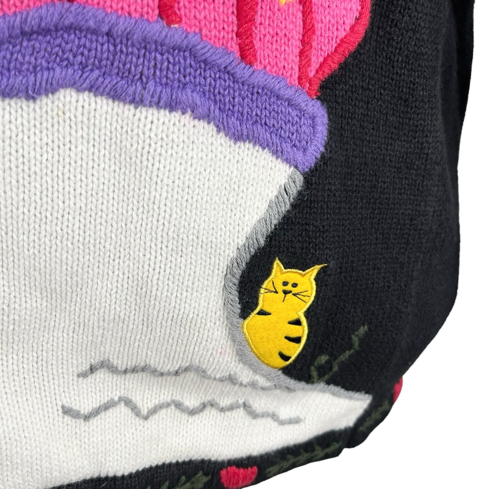 Other Quacker Factory Snowman Sweater M Button Down Embroidered Size M / US 6-8 / IT 42-44 - 6 Thumbnail