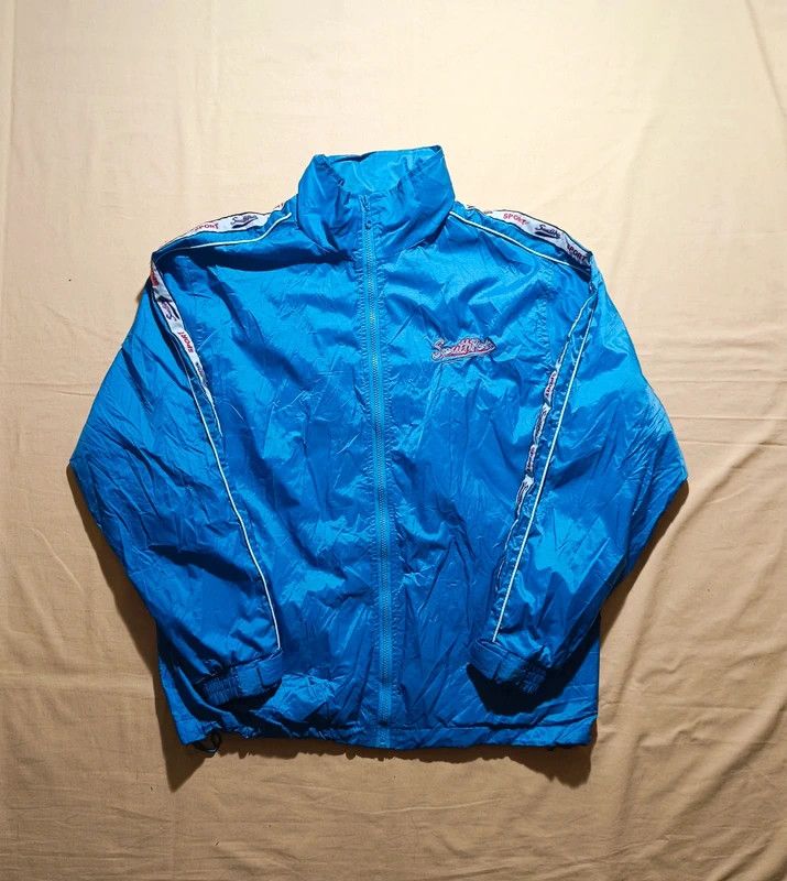 Southpole Vintage 90s Rare Southpole Blue Light Jacket Big Logo M Size US M / EU 48-50 / 2 - 5 Thumbnail