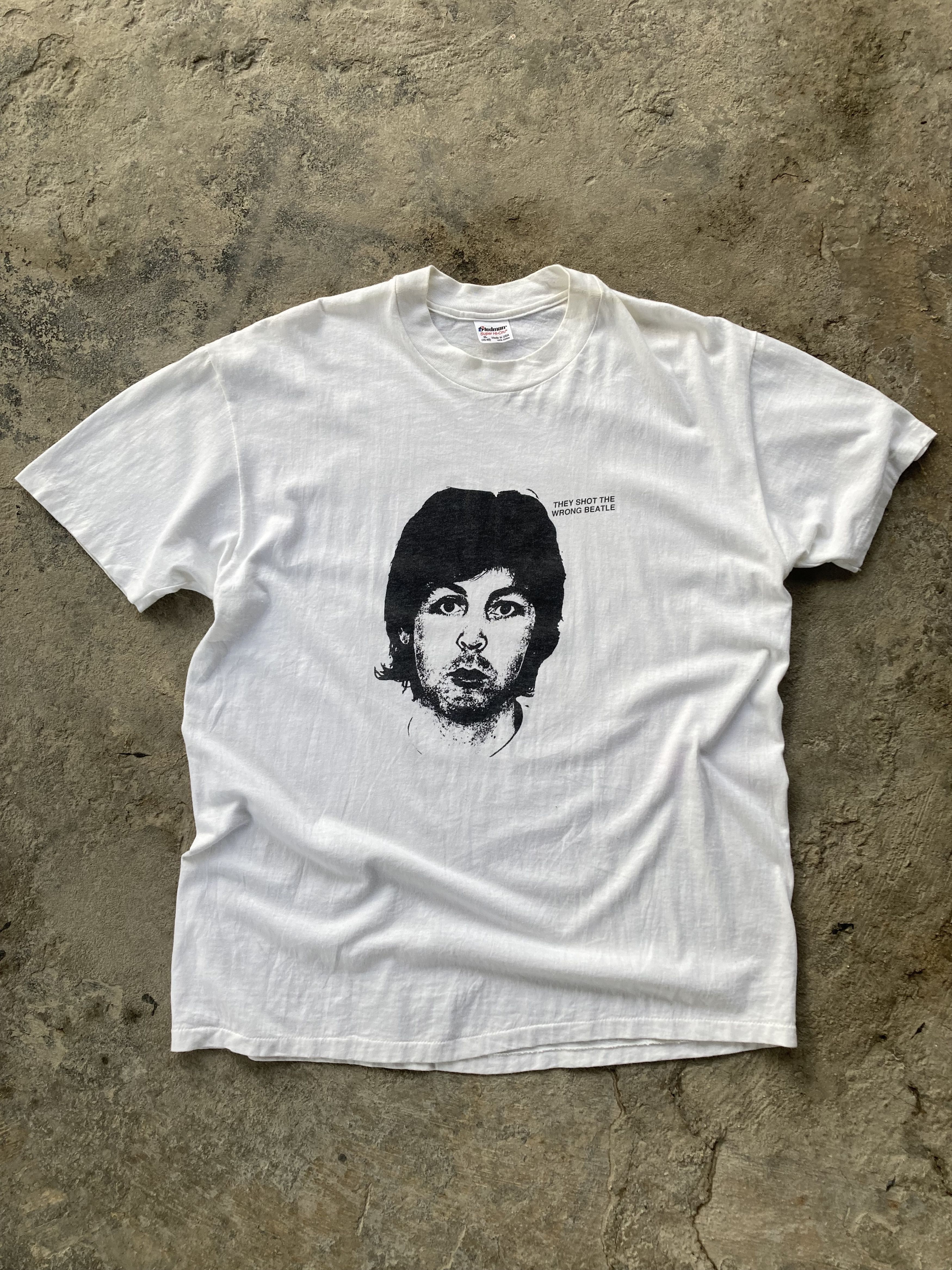Vintage Rare Vintage Paul McCartneyTee Size US XL / EU 56 / 4 - 2 Thumbnail