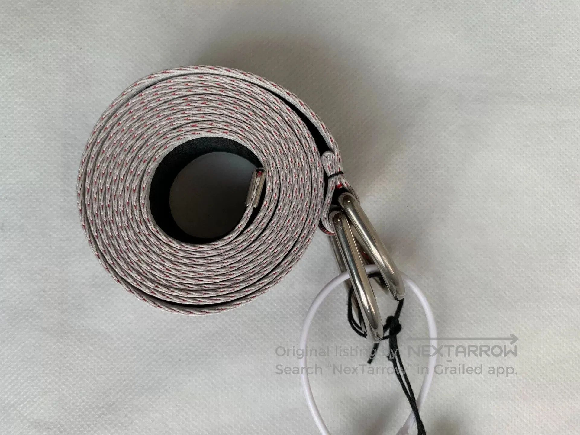 Balenciaga Balenciaga Distressed Nylon Belt. Size ONE SIZE - 2 Thumbnail