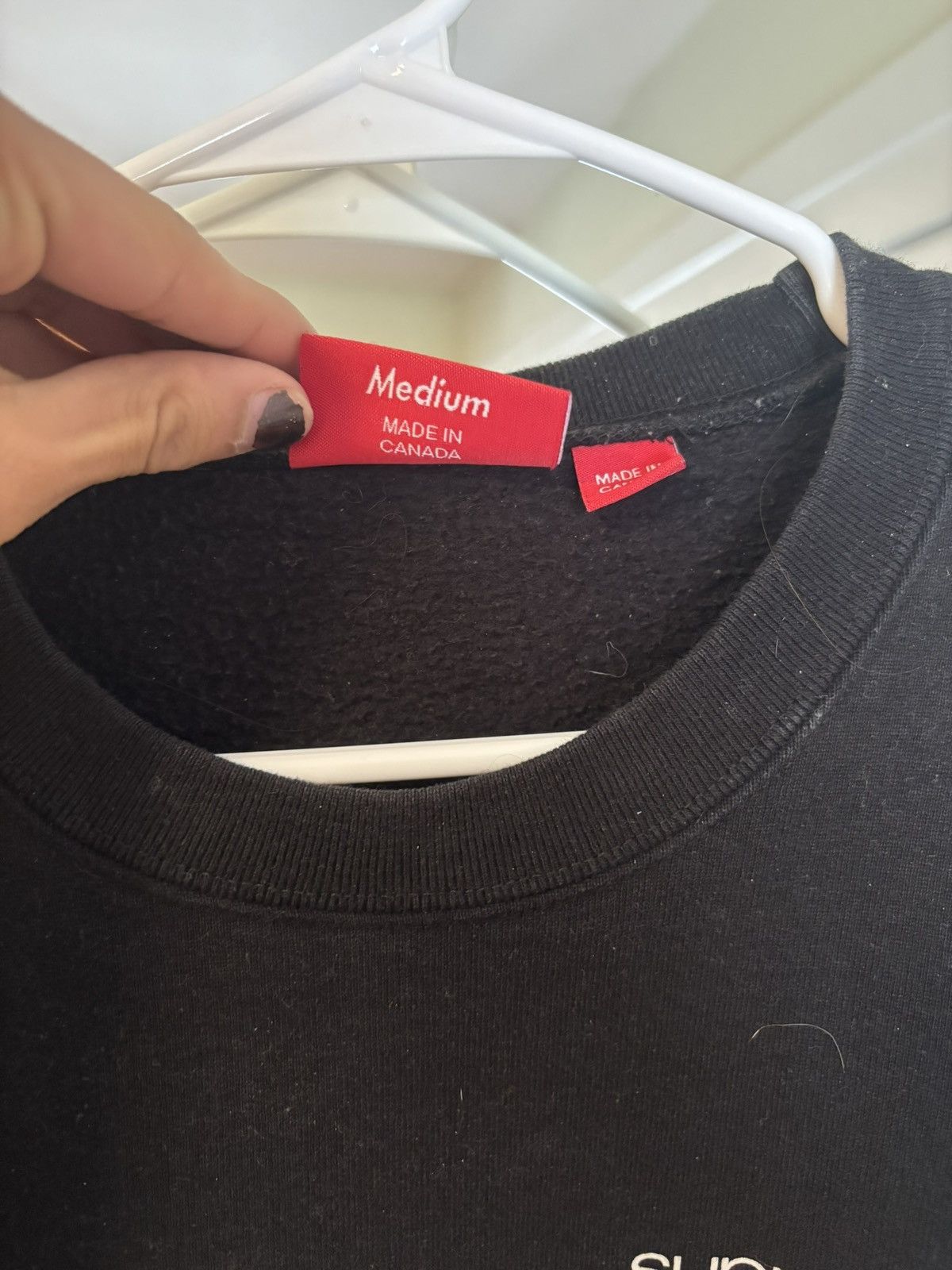 Supreme Black Supreme Sweater Size US M / EU 48-50 / 2 - 3 Thumbnail