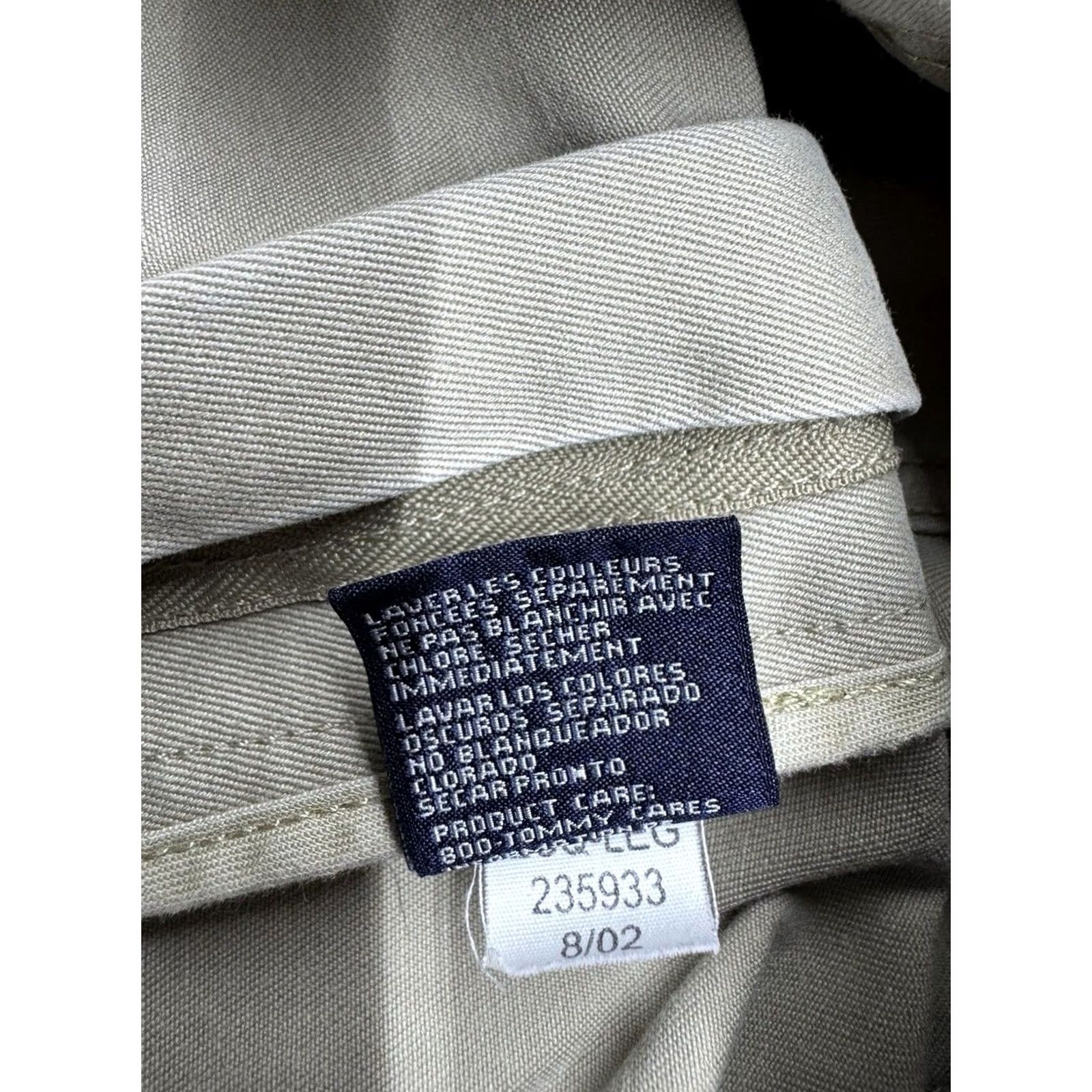 Tommy Hilfiger VINTAGE Tommy Hilfiger Cargo Pants Mens 38x29.5 Khaki Wide Leg Army Military T-1 Y2K Size US 38 / EU 54 - 5 Thumbnail