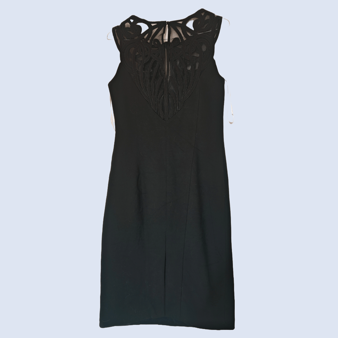 Karen Millen VTG Karen Millen Wool Sheer Mesh Sweetheart Neckline Dress Size M / US 6-8 / IT 42-44 - 5 Thumbnail
