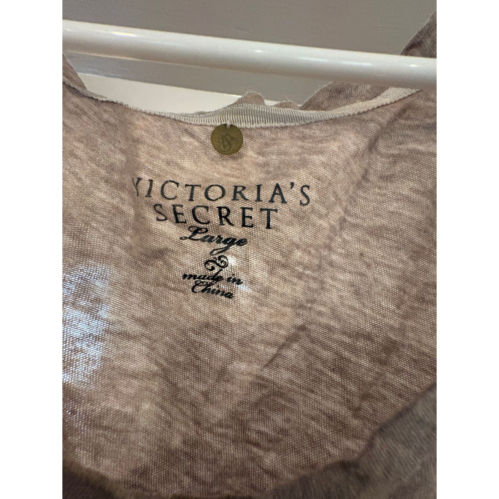 Victoria's Secret Victoria’s Secret Taupe T-Shirt Dress Size Large Size L / US 10 / IT 46 - 4 Thumbnail