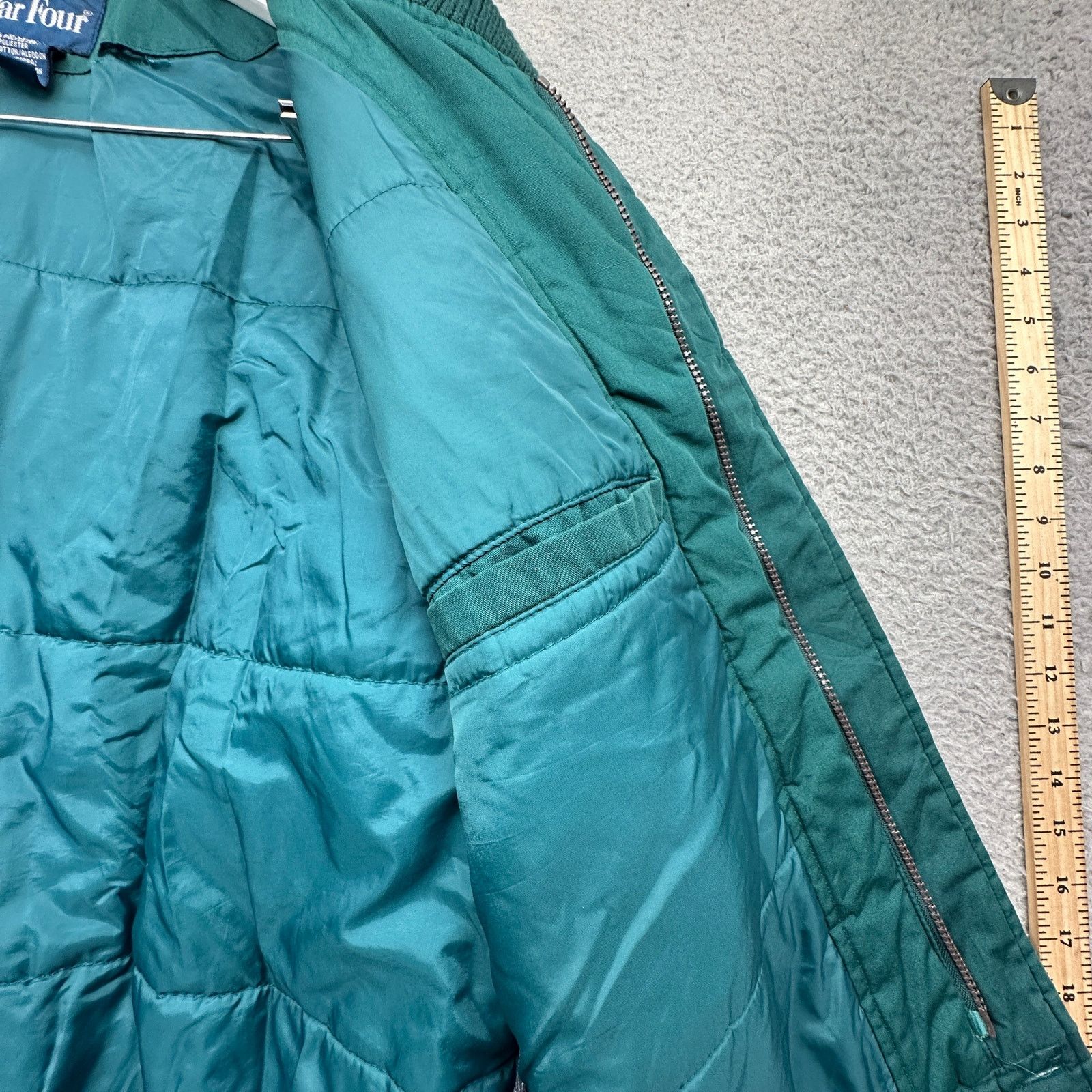 Other Vintage 90s Par Four Bomber Puffer Quilted Jacket Mens Large Size US L / EU 52-54 / 3 - 10 Thumbnail