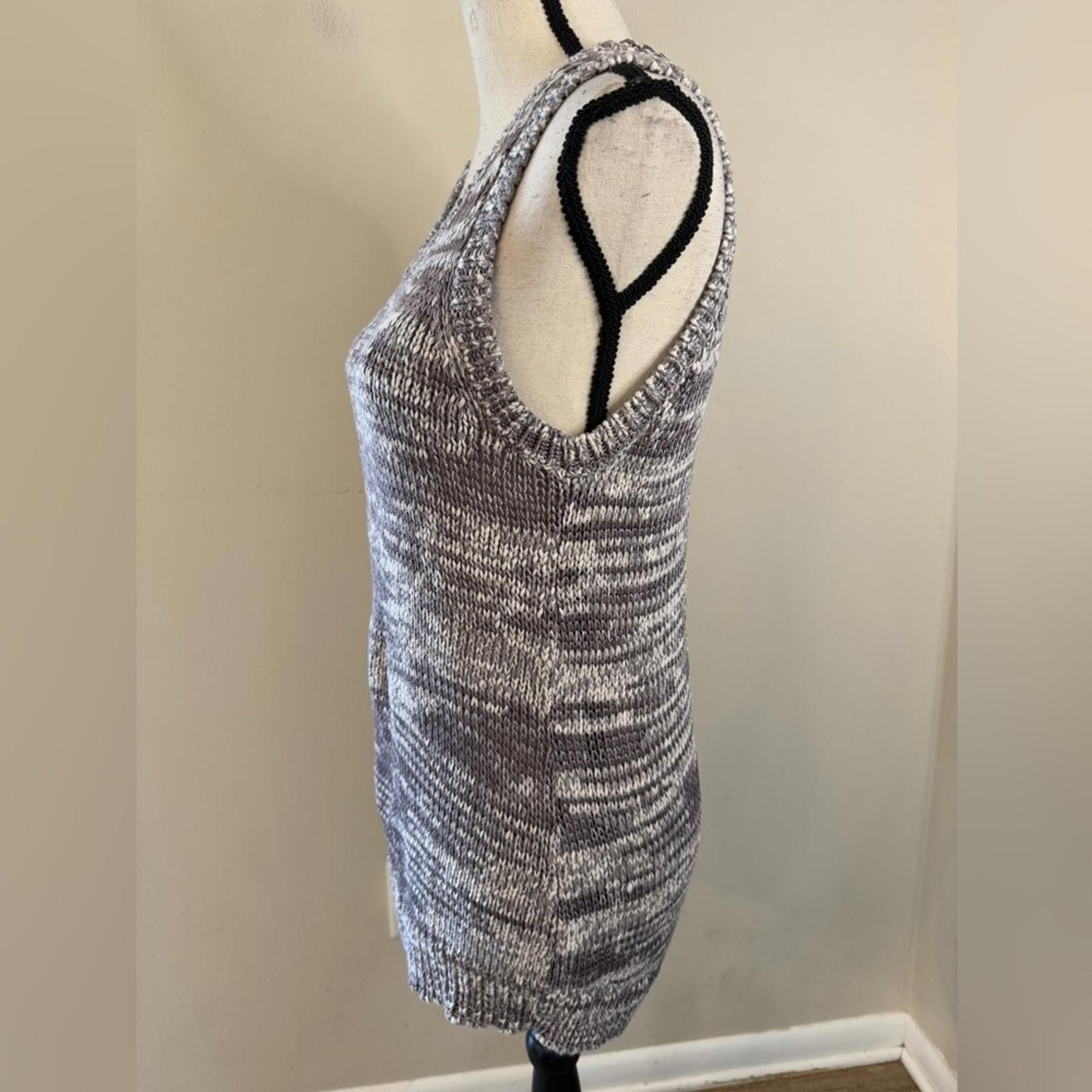 Other Saint Tropez West sleeveless sweater metallic knit SZ LG Size L / US 10 / IT 46 - 3 Thumbnail