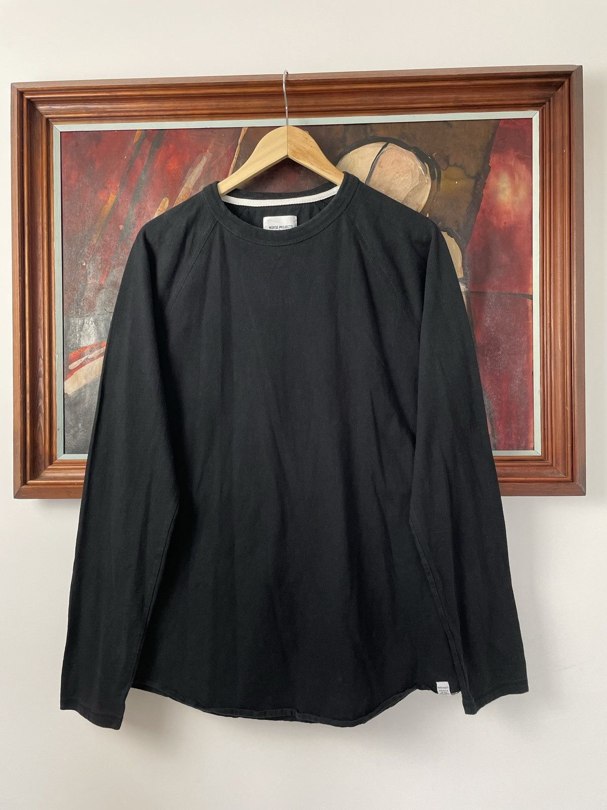 Norse Projects Norse Project Casual Black Basic Ls High Quality Longsleeve Size US L / EU 52-54 / 3 - 1 Thumbnail