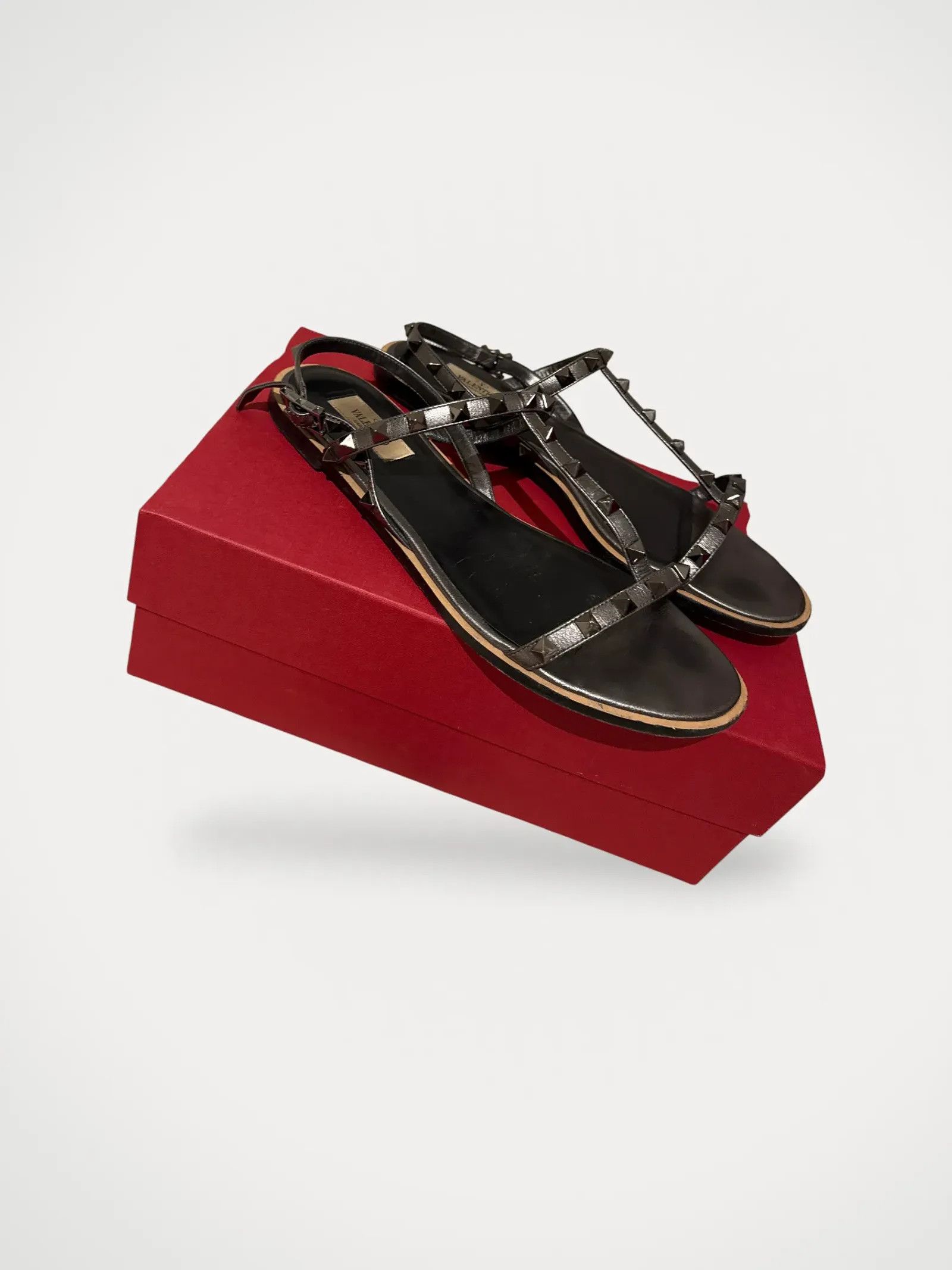 Valentino Valentino Sandal rutenio hele/tacco Sandals Size US 10 / IT 40 - 1 Thumbnail