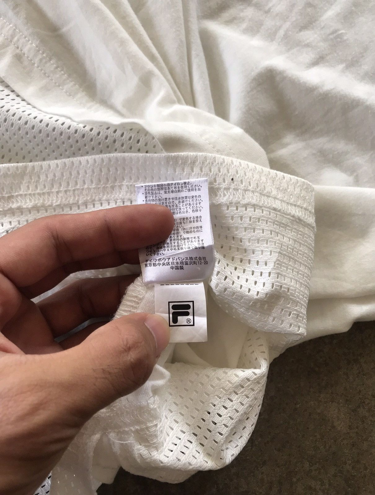 Fila × Vintage FILA Off White V neck shirt Size US M / EU 48-50 / 2 - 15 Thumbnail