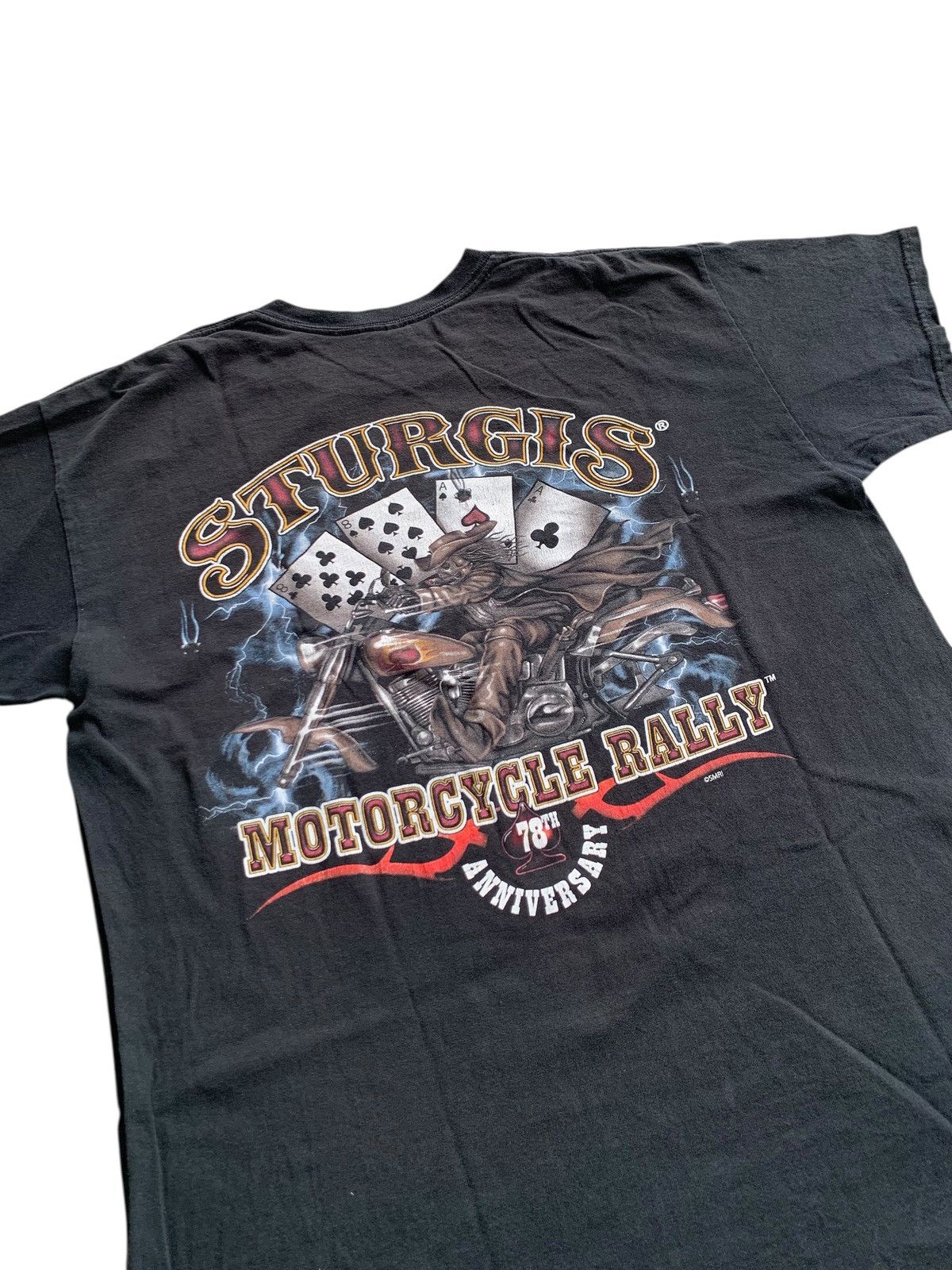 Indian Motorcycle × Japanese Brand × Vintage Vintage Sturgis Motorcycle Rally 78th Anniversary Tshirt Size US L / EU 52-54 / 3 - 2 Thumbnail