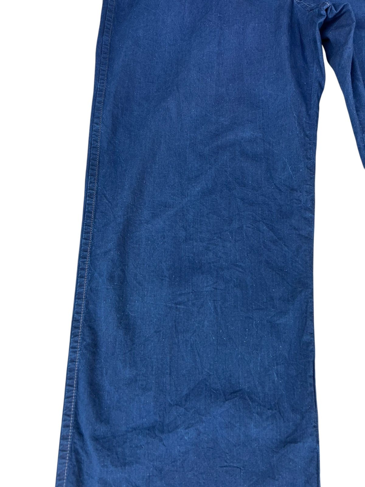 45rpm × Indigo 45rpm Japan Indigo Cotton Poplin Gurkha Trouser Pant Loose Size US 32 / EU 48 - 9 Thumbnail
