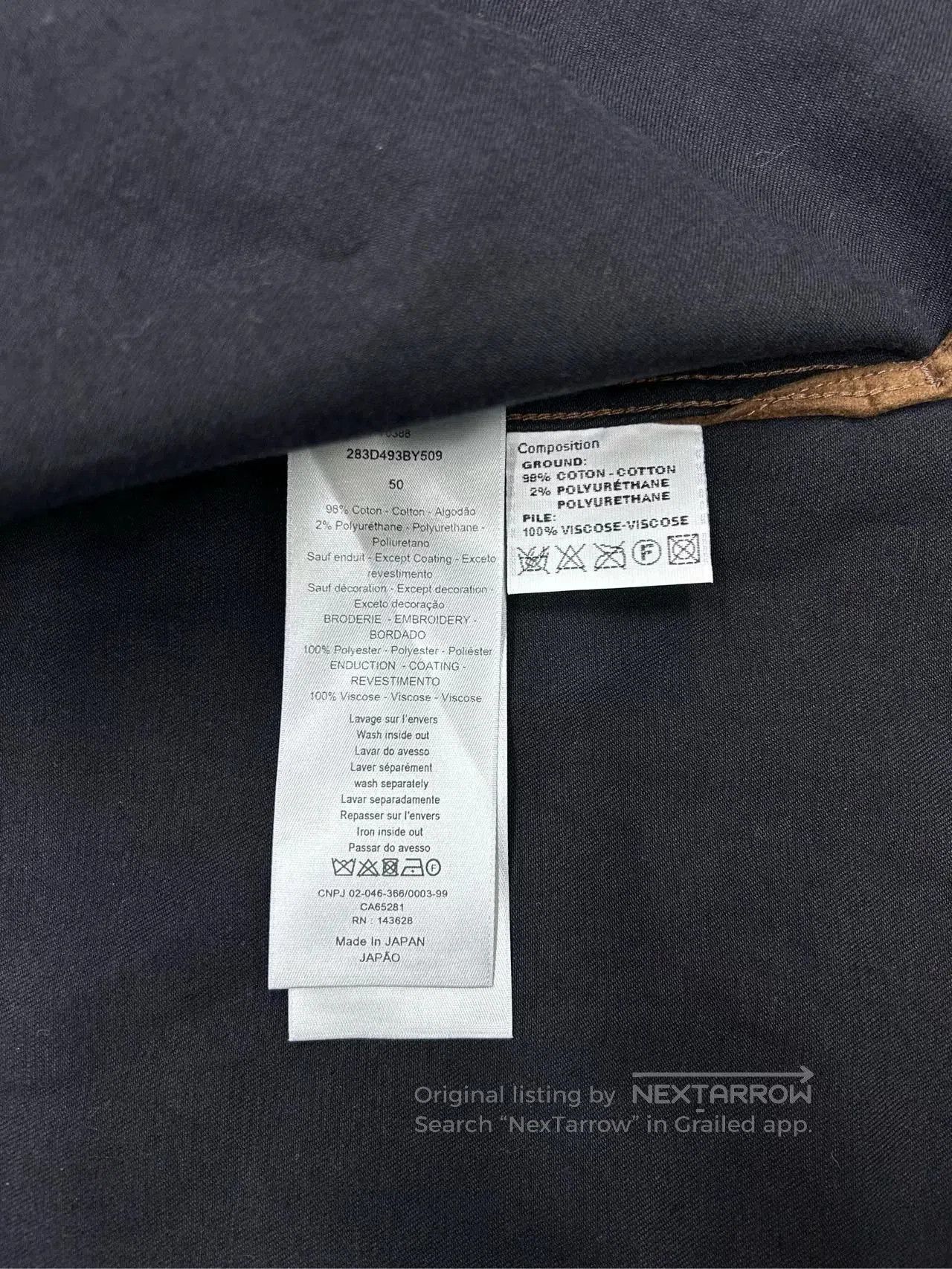 Dior brown suede embroidered shirt jacket. Size US L / EU 52-54 / 3 - 8 Thumbnail