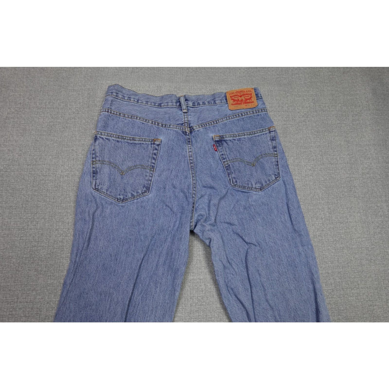 Levi's VINTAGE Levi's 550 Jeans Mens 36x30 Blue Relaxed Fit Light Wash Western Cowboy Rancher Jeans Size US 36 / EU 52 - 5 Thumbnail