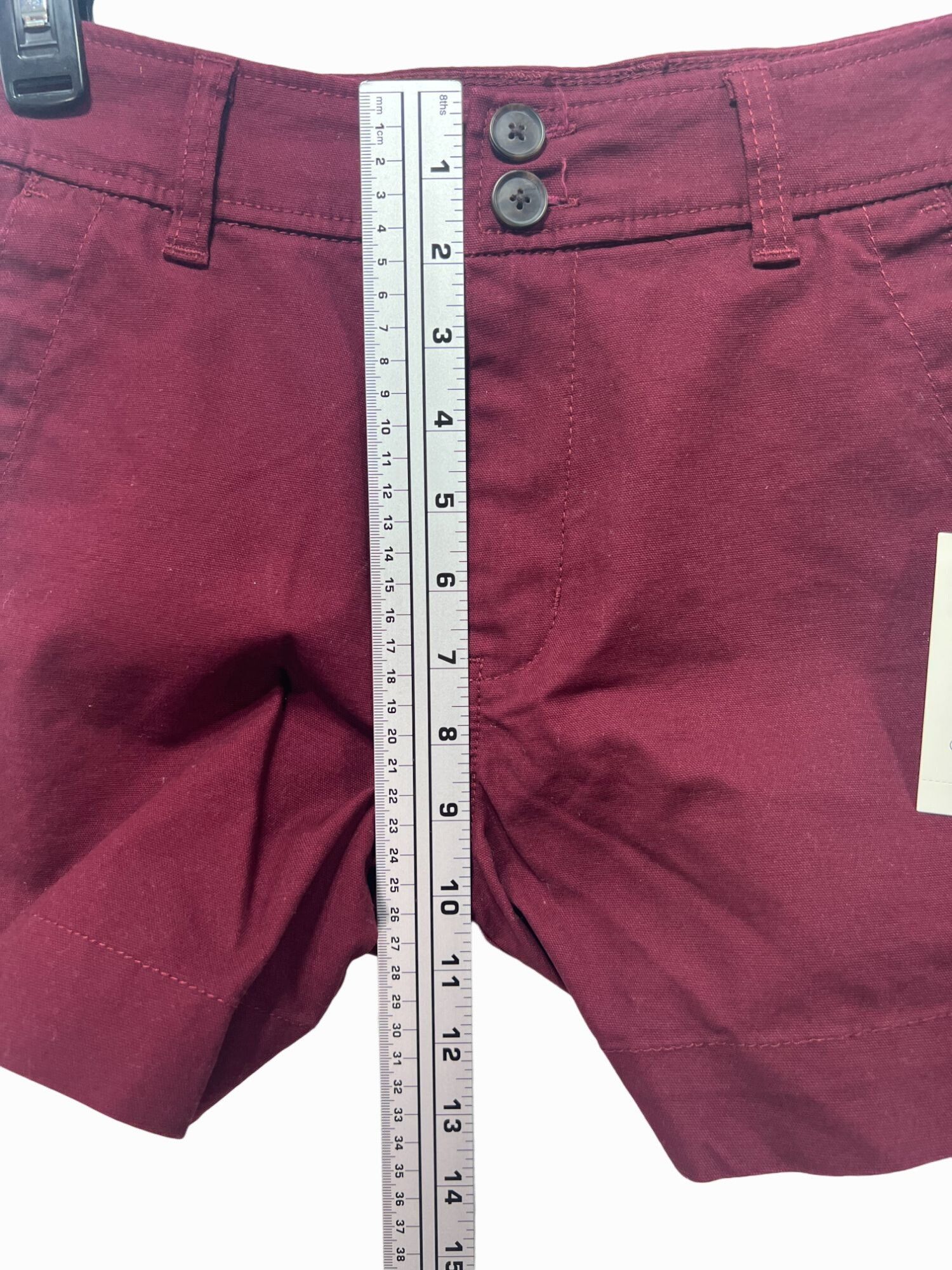 Other A New Day - Women's High-Rise Everyday Shorts - Burgundy - 2 Size 26" / US 2 / IT 38 - 9 Thumbnail