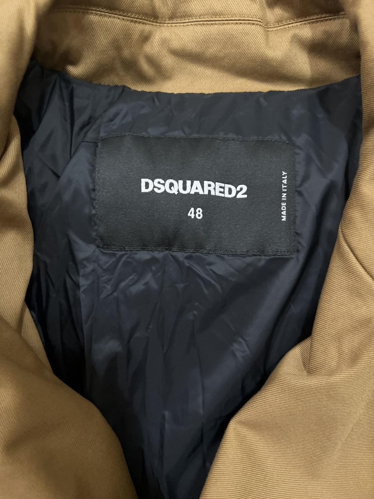 Dsquared2 DSQUARED2 DOUBLE LAYER DOUBLE BREASTED COAT size 48 Size US M / EU 48-50 / 2 - 2 Thumbnail