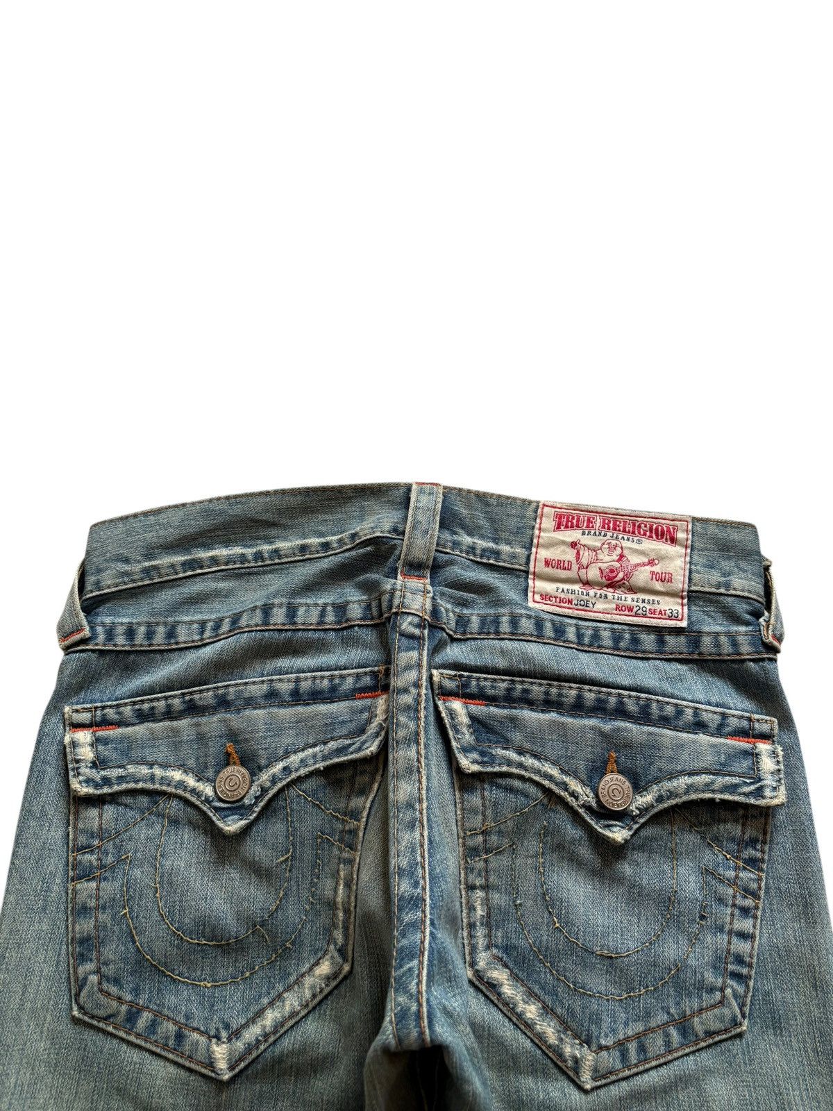 True Religion Vintage / Y2K True Religion Joey Mud Wash Flare Jeans Size US 31 - 8 Thumbnail