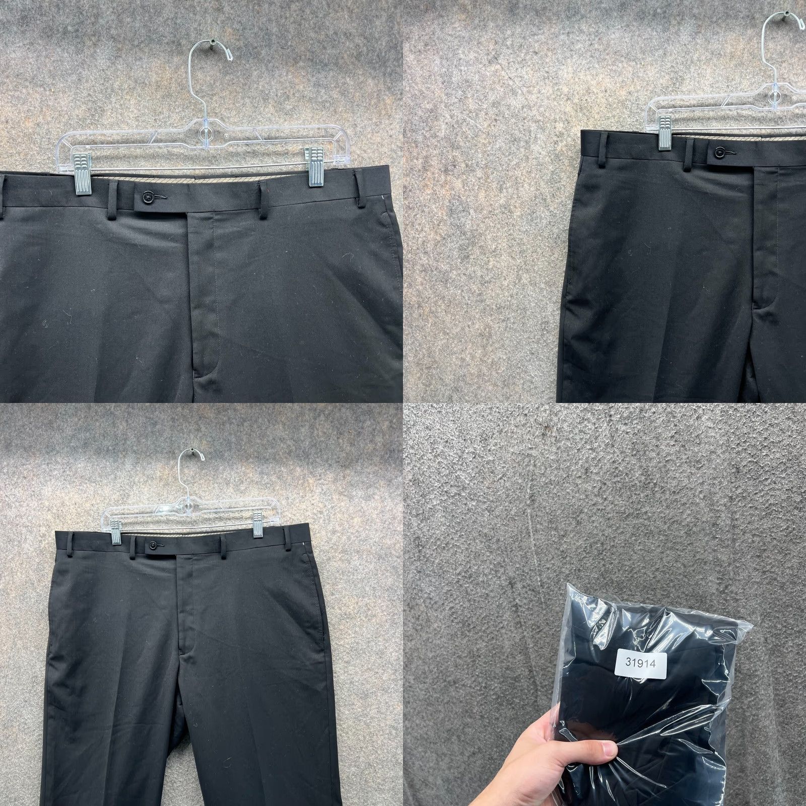 Ralph Lauren VINTAGE Lauren Ralph Lauren Dress Pants Men 38x32 Black Slacks Pleated Preppy Trouser Dress Pants Pants Men 38x32 Black Preppy Vintage Mens Size US 38 / EU 54 - 8 Thumbnail