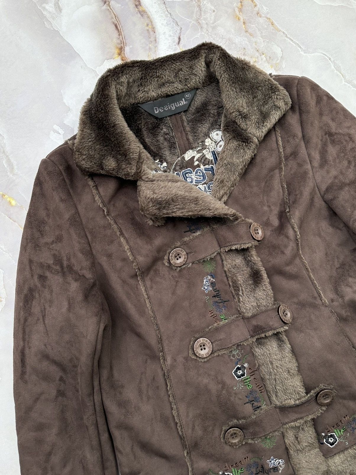 Desigual Desigual Faux Fur Coat Size M / US 6-8 / IT 42-44 - 3 Thumbnail