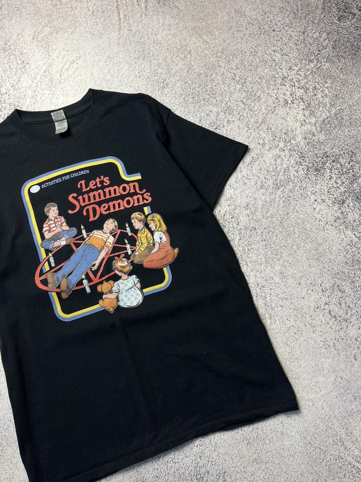 Vintage Vintage Let’s Summon Demons Humor T-Shirt Y2K Size US M / EU 48-50 / 2 - 7 Thumbnail