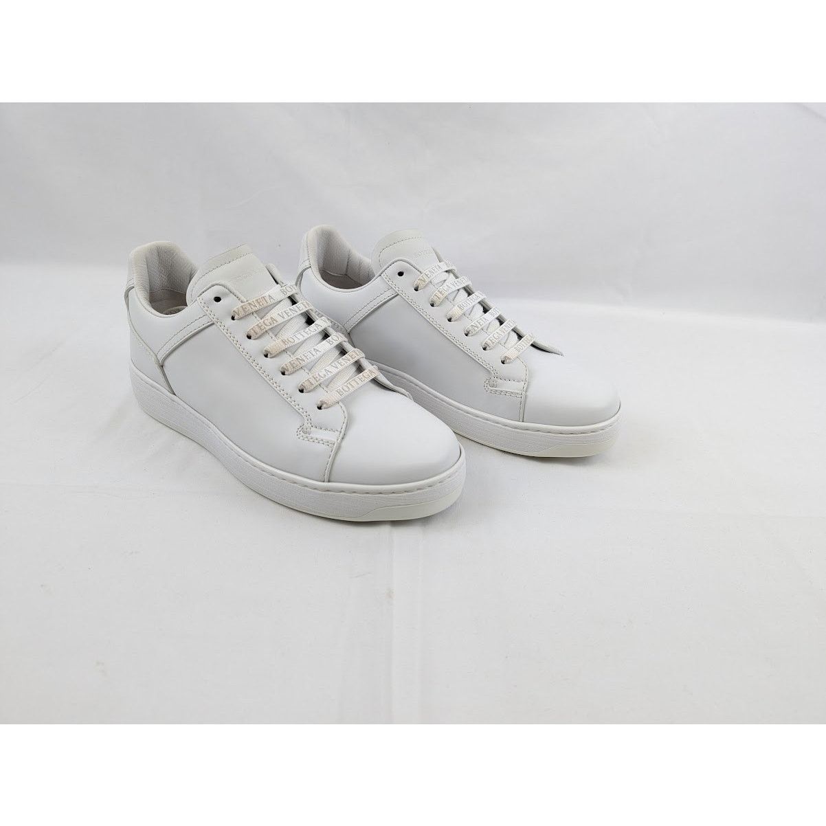 Bottega Veneta o1rshd1 Bolt Calf Sneaker Pelle S.GOMM in Optic White Size US 8 / EU 41 - 10 Thumbnail