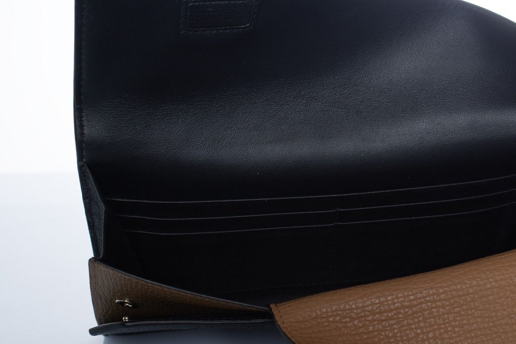 Smythson Smythson, black and brown leather wallet Size ONE SIZE - 7 Thumbnail