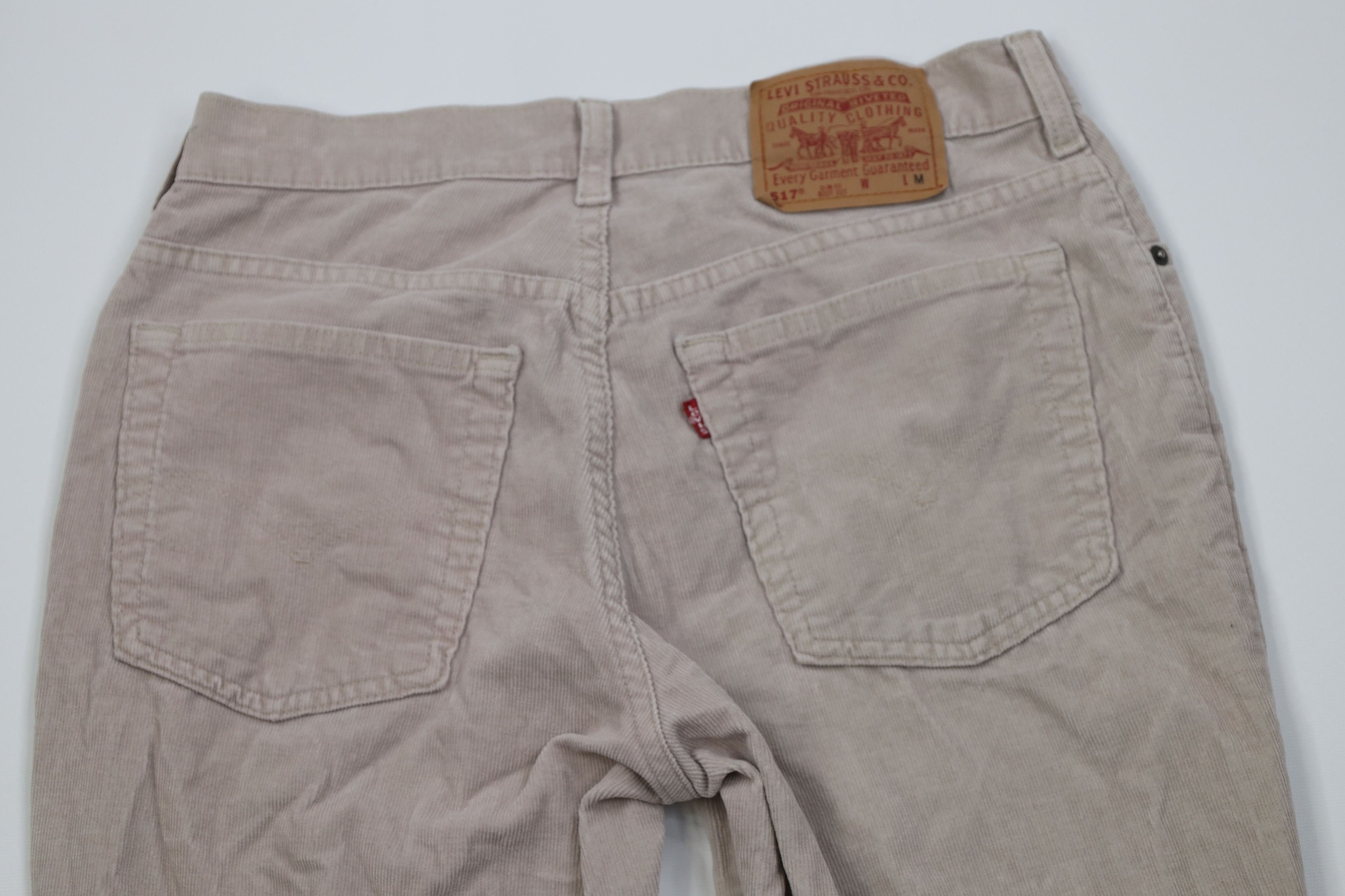 Levi's Vintage Y2K 2000 Levis 517 Cut Flared Corduroy Pants USA Size 30" / US 8 / IT 44 - 12 Thumbnail