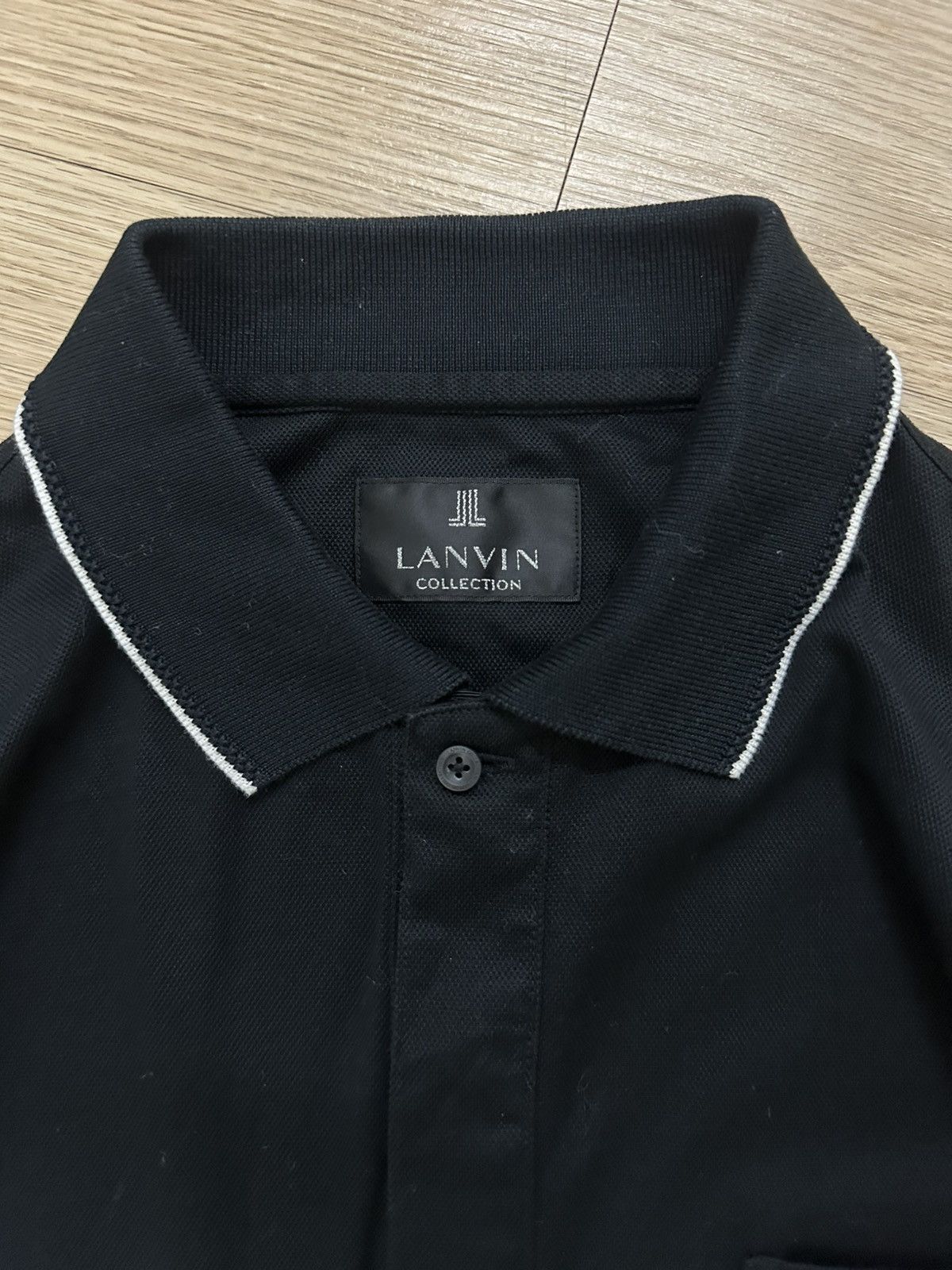 Designer × Lanvin Rare Lanvin Collection Longsleeve Polo Shirt Like New Size US M / EU 48-50 / 2 - 4 Thumbnail