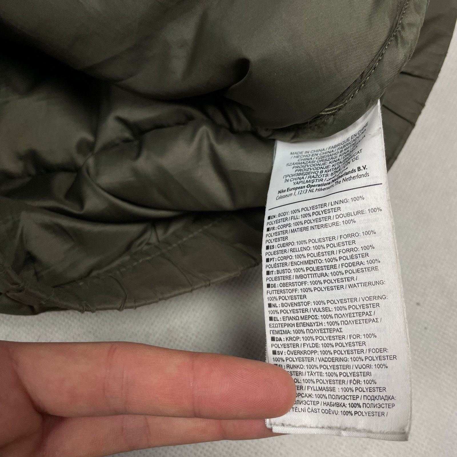 Nike Nike Sportswear Men Olive Green Full Zip Puffer Jacket Small Size US S / EU 44-46 / 1 - 10 Thumbnail
