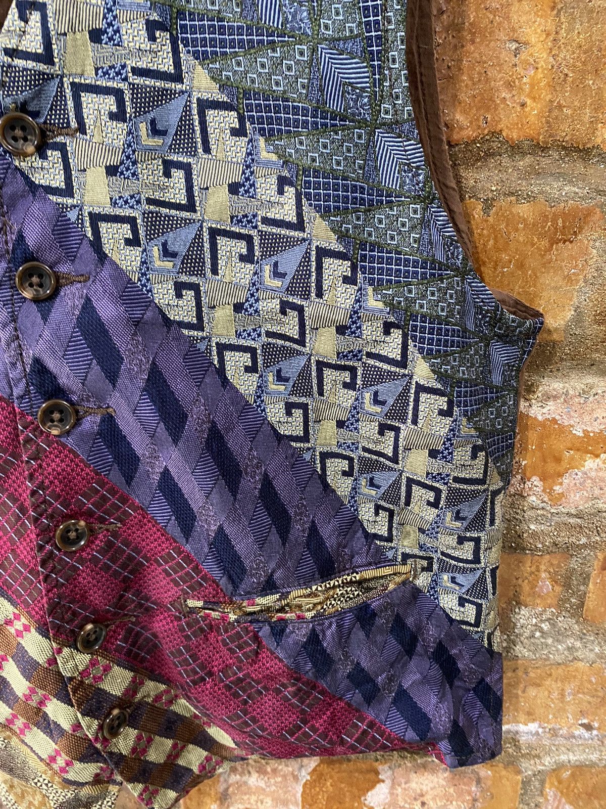 Engineered Garments 2000s Silk Native vest Size US XS / EU 42 / 0 - 5 Thumbnail