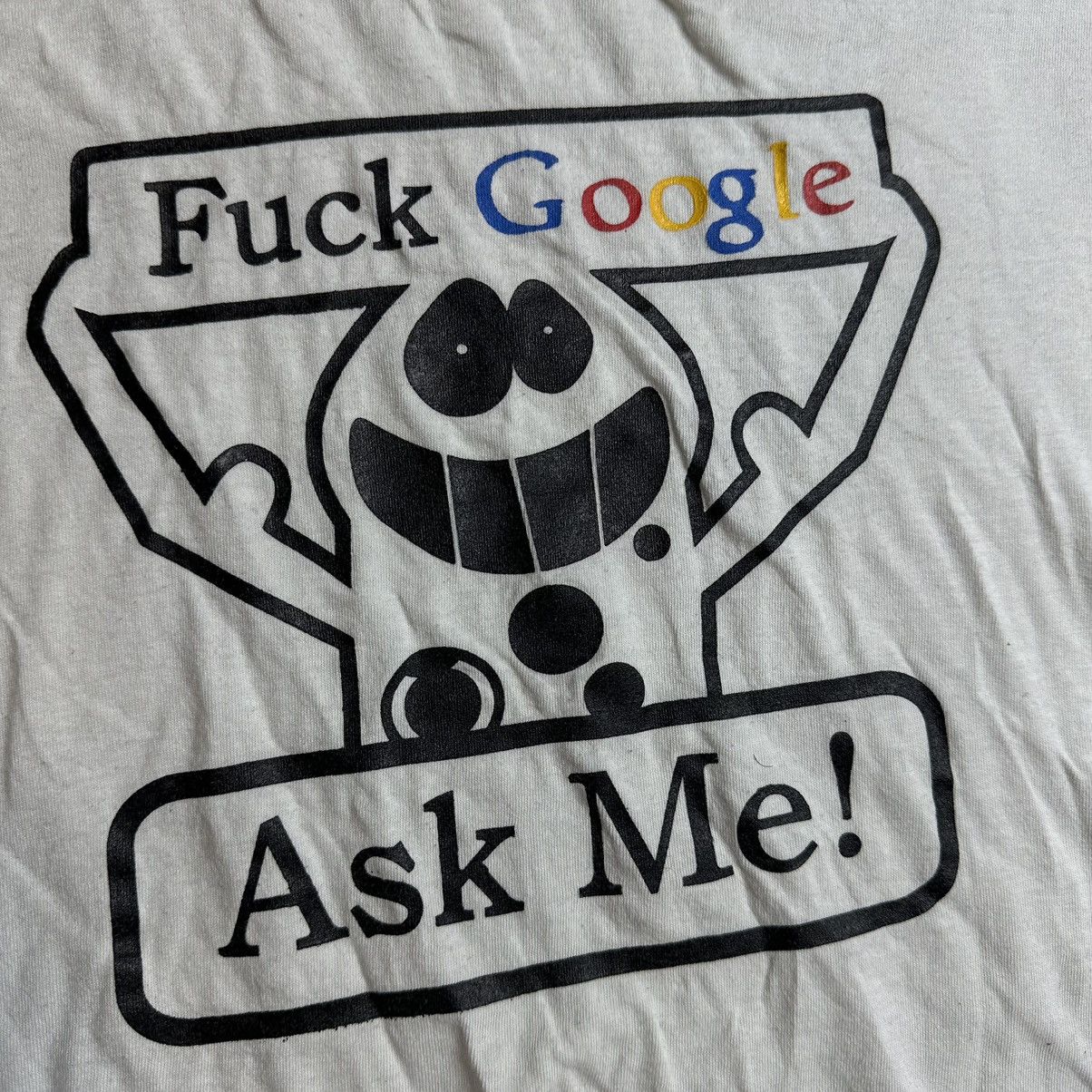 Band Tees × Vintage Fuck Google Ask Me Streetwear Vintage Rare Size US M / EU 48-50 / 2 - 2 Thumbnail