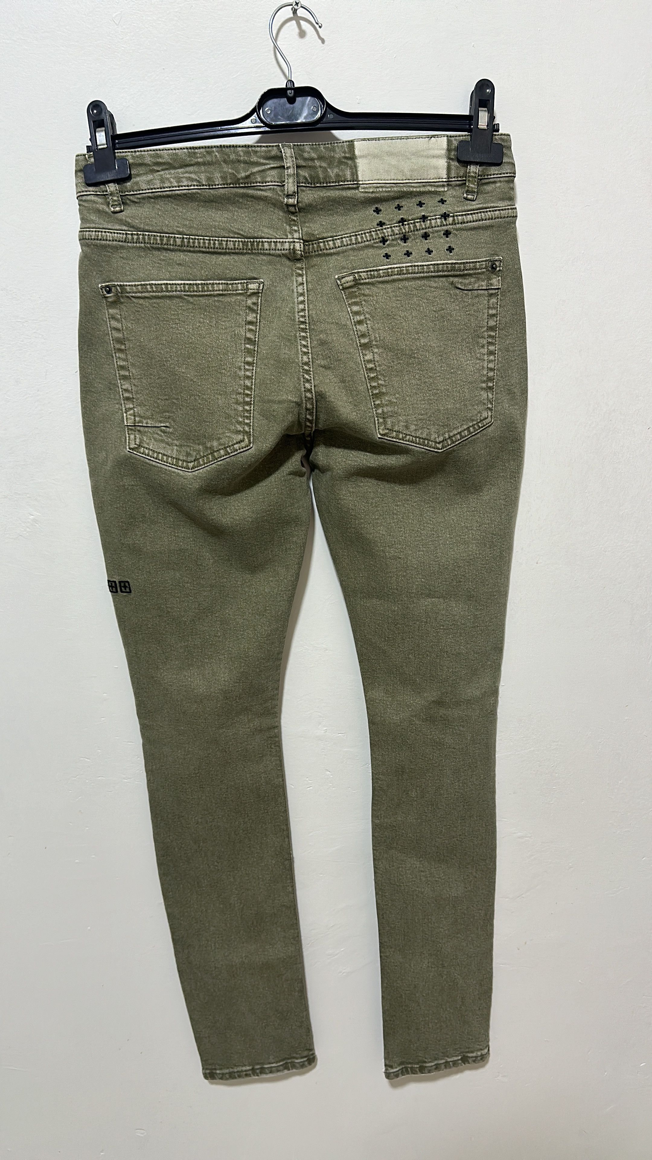 Ksubi Van Winkle Outback Ripped Recycled Cotton Blend Skinny Jeans Size US 32 / EU 48 - 3 Thumbnail