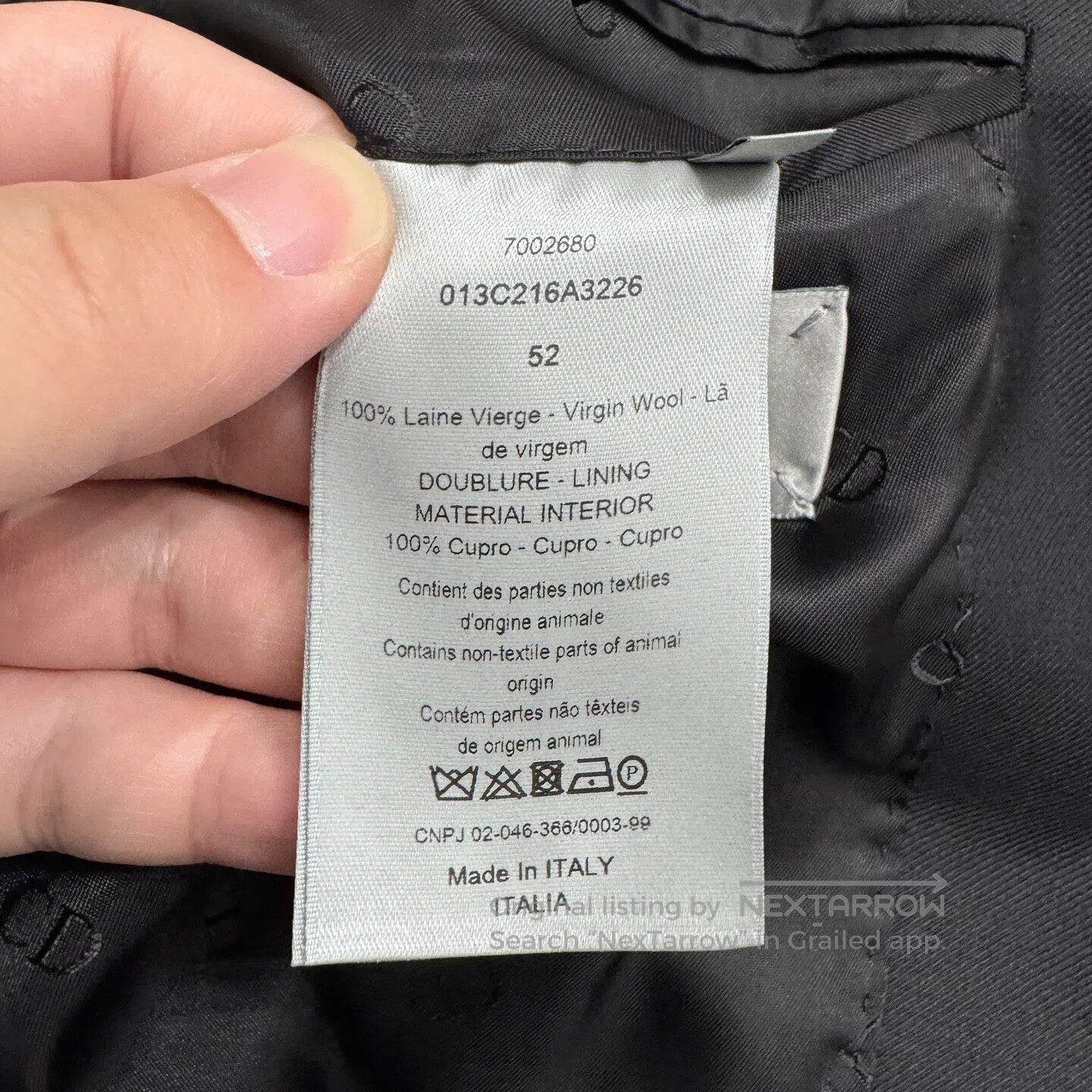 Dior Dior Bandage wool suit jacket| Size 52R - 5 Thumbnail