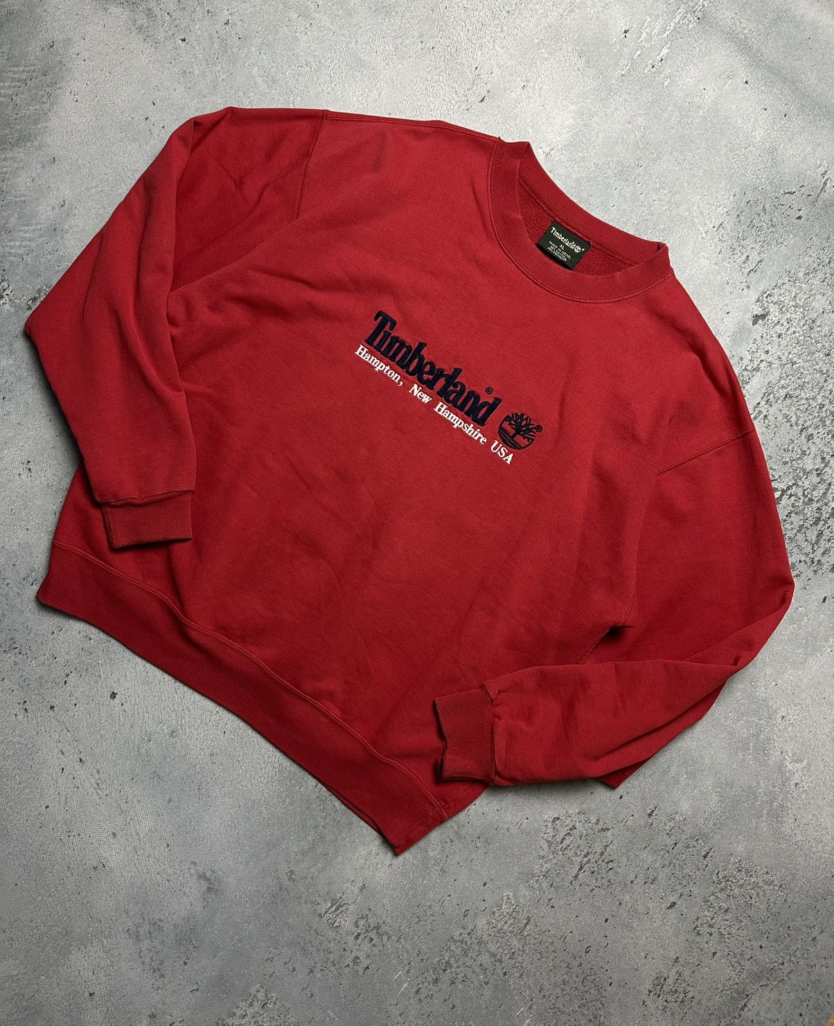 Timberland Vintage Y2K Timberland Hampton New Hampshire USA Sweatshirt Size US XL / EU 56 / 4 - 2 Thumbnail