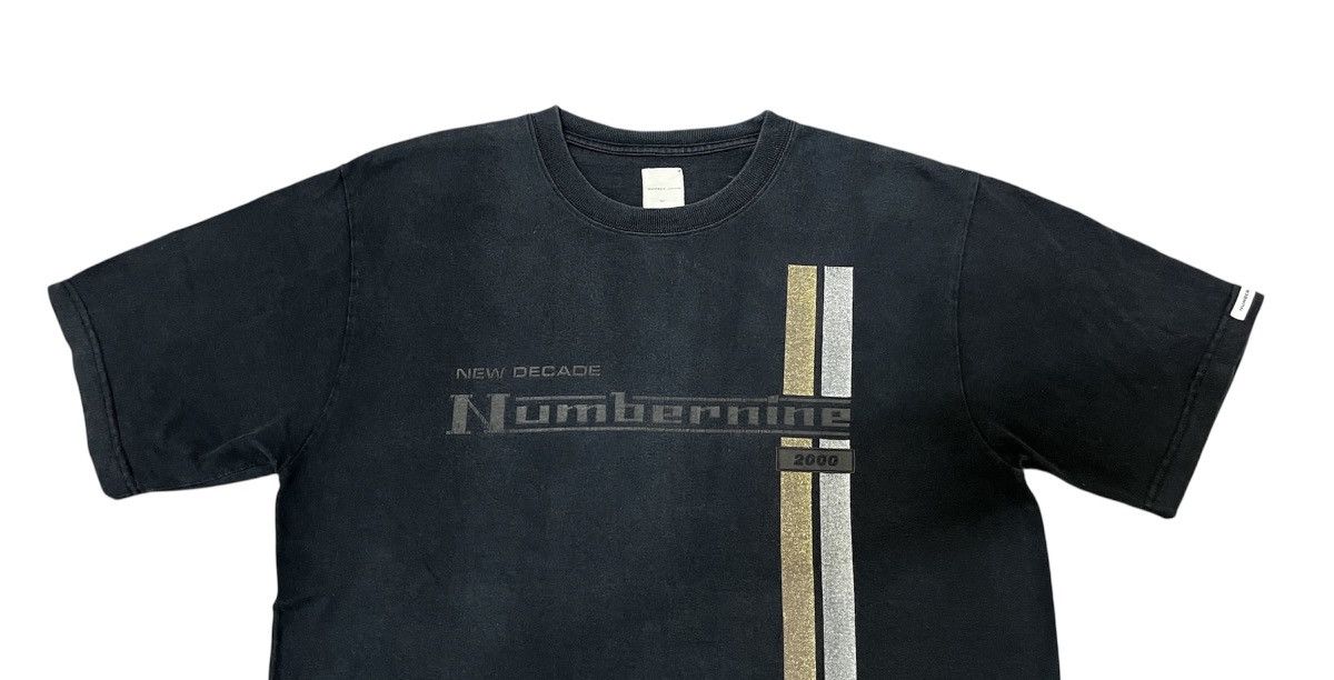 Number (N)ine Vintage Faded Number (N)ine 1999 New Decade 2000 T-shirt Size US XL / EU 56 / 4 - 2 Thumbnail
