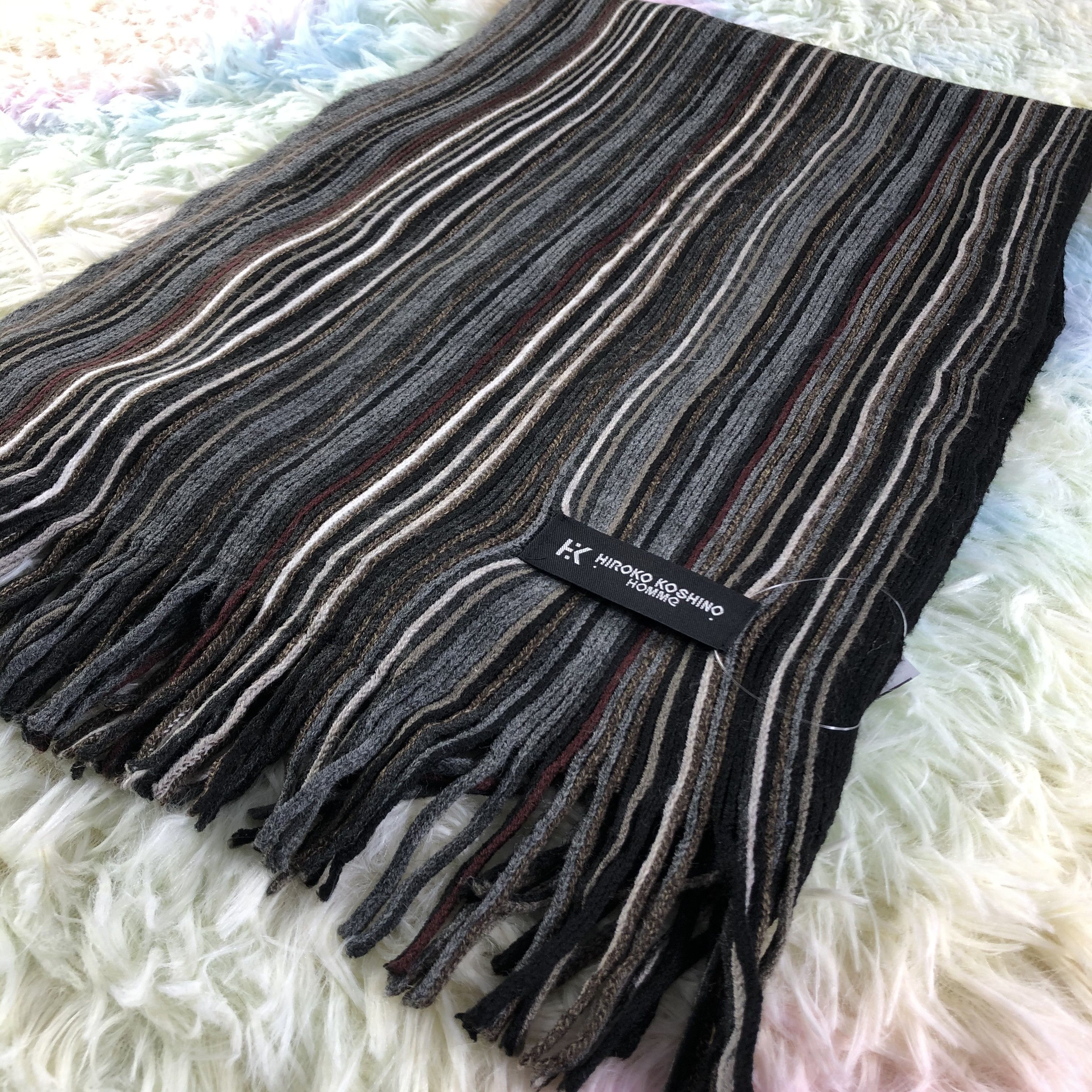 Hiroko Koshino Homme Hiroko Koshino Homme Scarf / Muffler / Neckwear - KM472 Size ONE SIZE - 3 Thumbnail